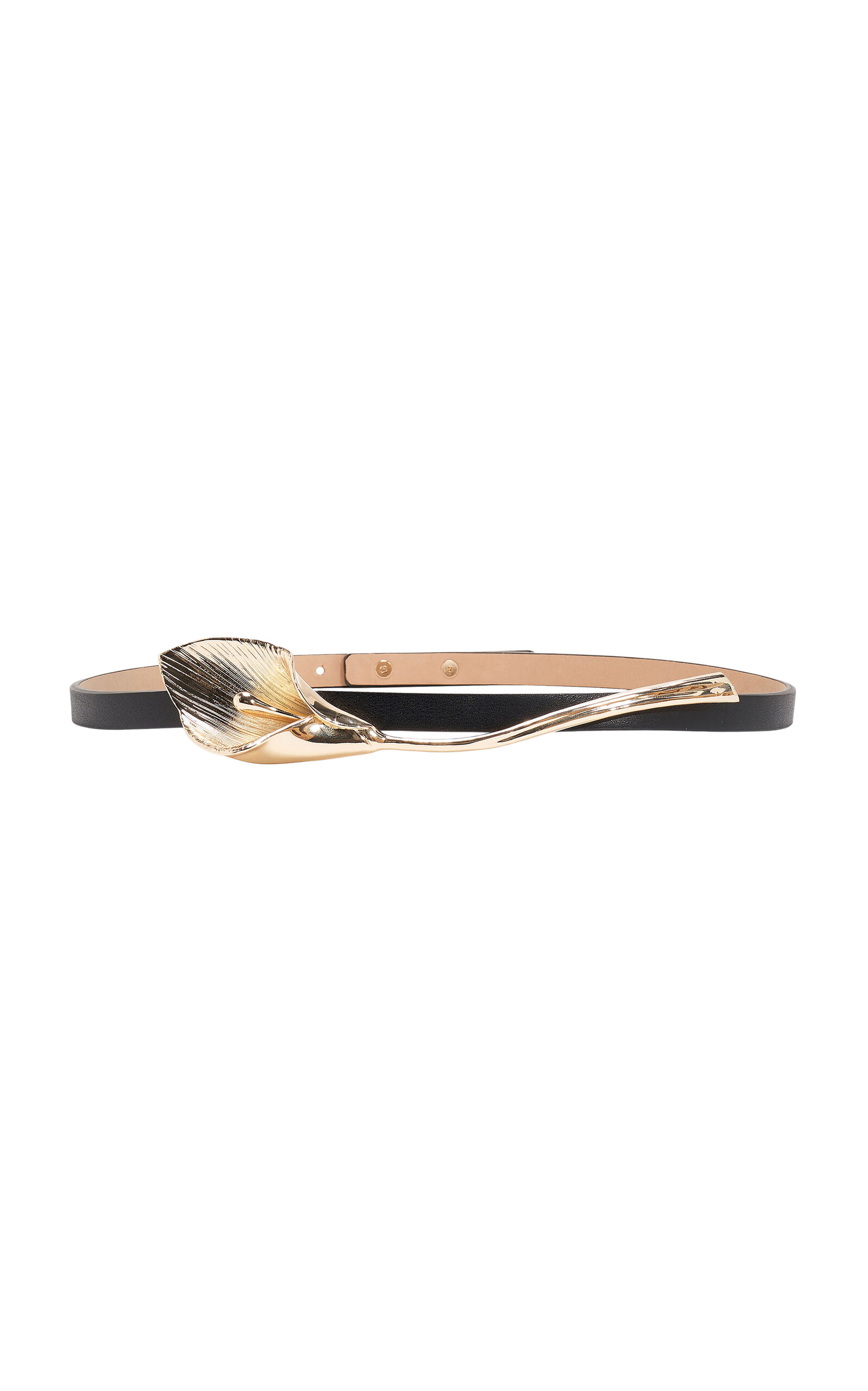 Carolina Herrera - Calla Lily Belt - Black - S - Moda Operandi