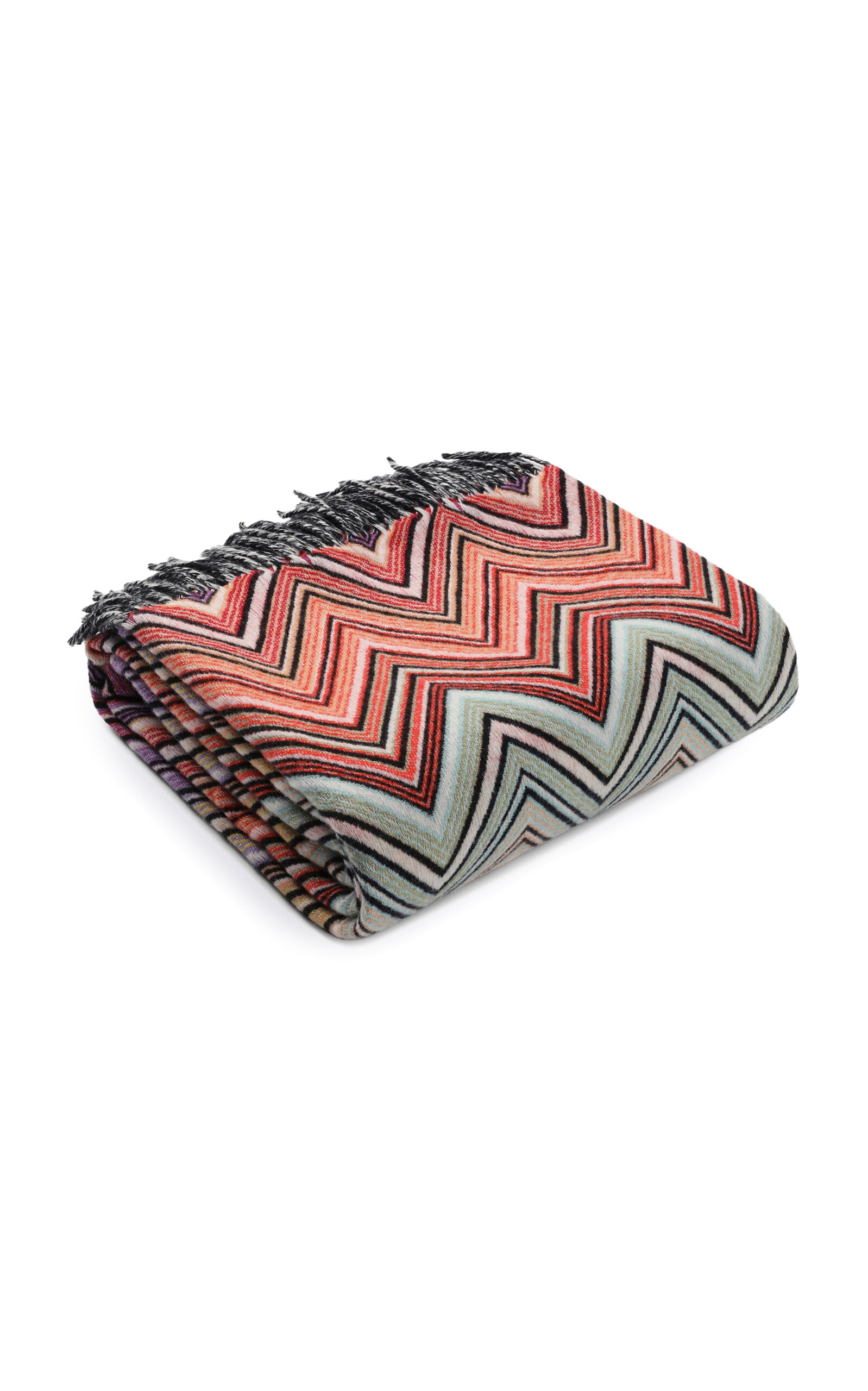 Missoni Perseo Throw In Brown