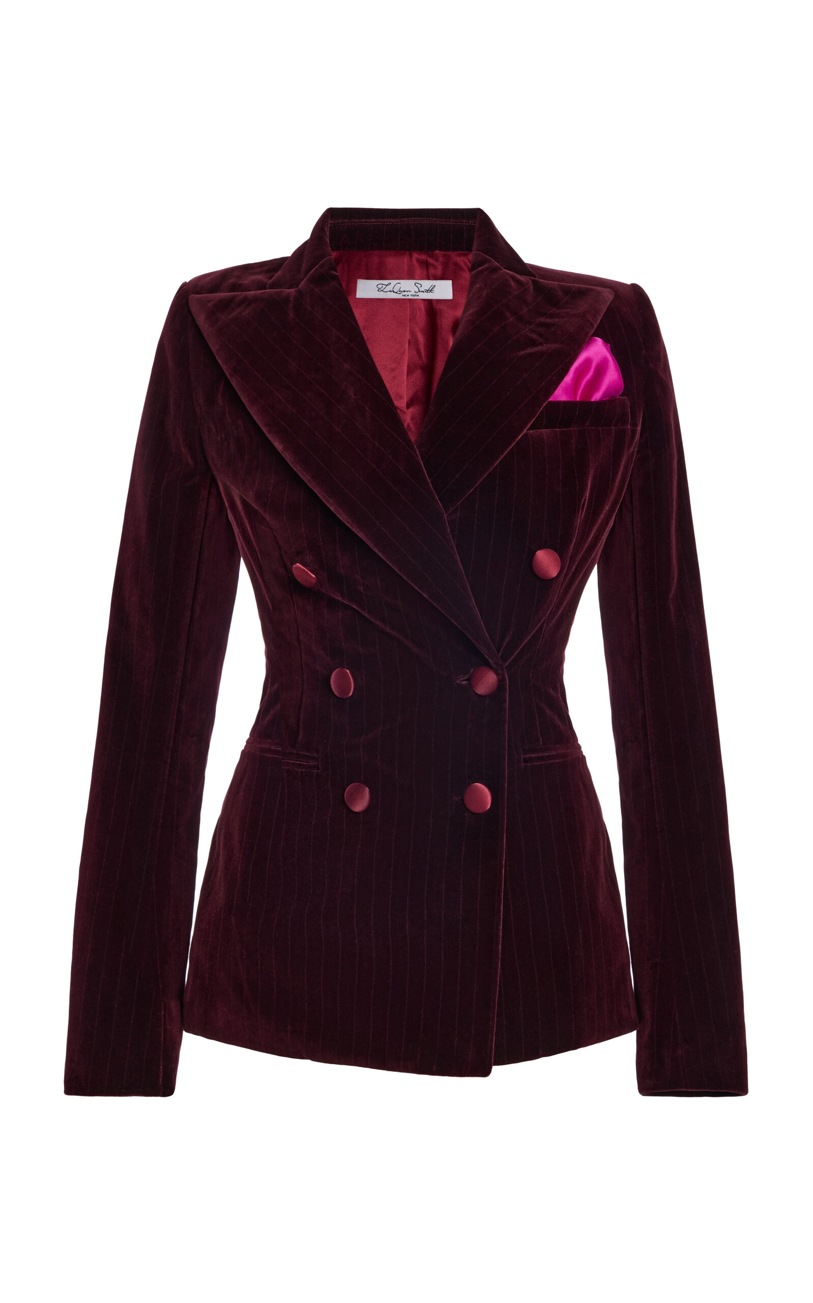 Laquan Smith Moda Operandi In Burgundy