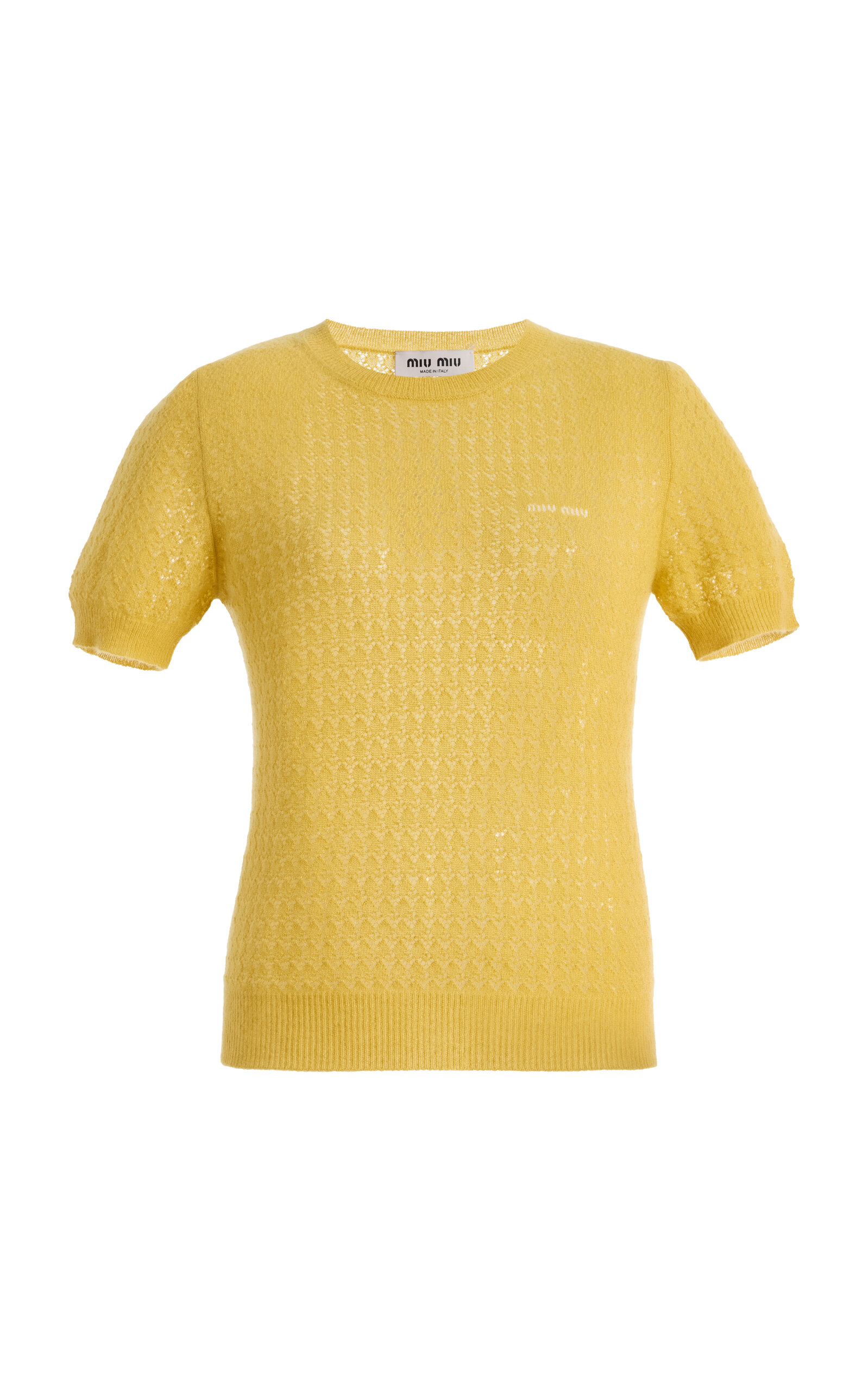 Miu Miu Cashmere-Silk Top - Moda Operandi