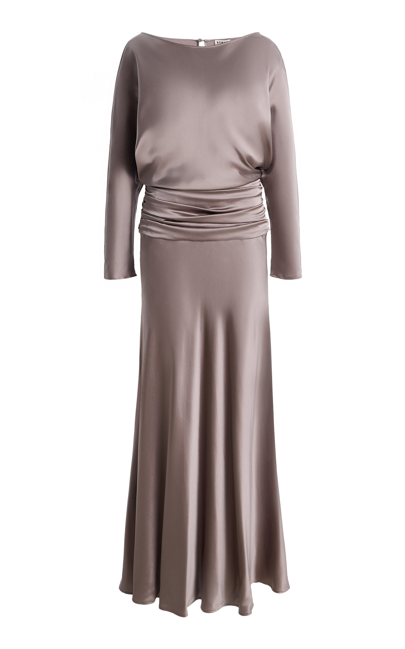 STAUD Freda Silk-Blend Maxi Dress | Thumbnail 1 STAUD Freda Silk-Blend Maxi Dress | Thumbnail 1