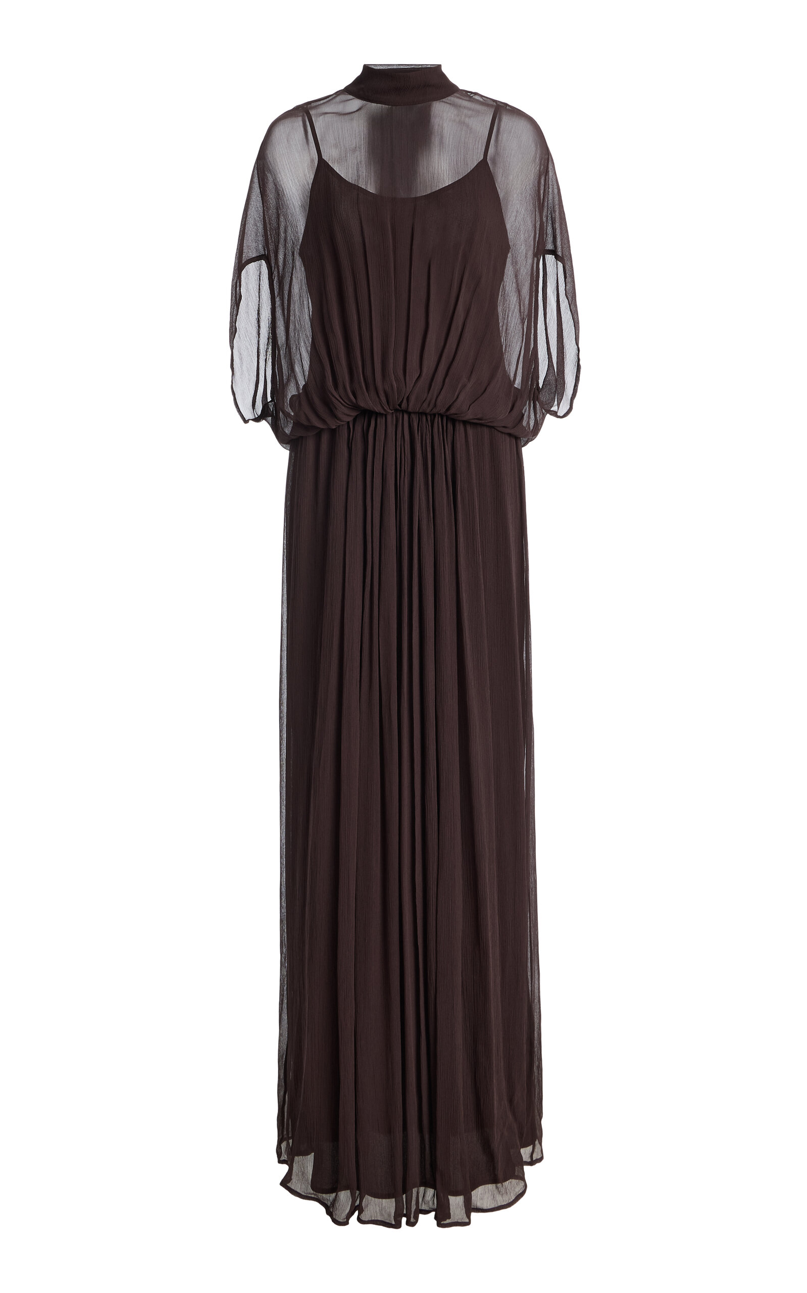 STAUD Viviana Silk Maxi Dress | Thumbnail 1 STAUD Viviana Silk Maxi Dress | Thumbnail 1