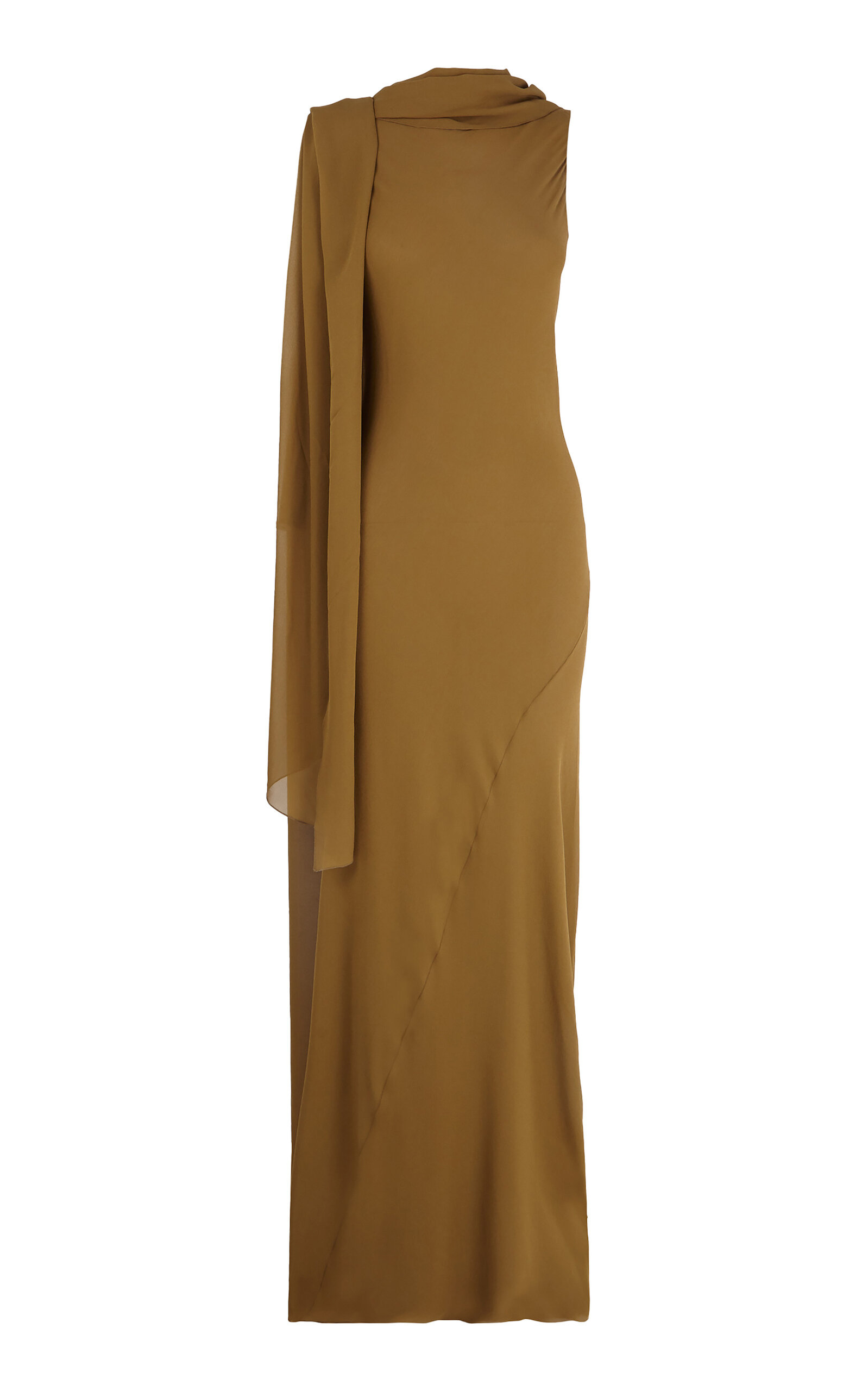Cortana Galea Wrap Silk Maxi Dress