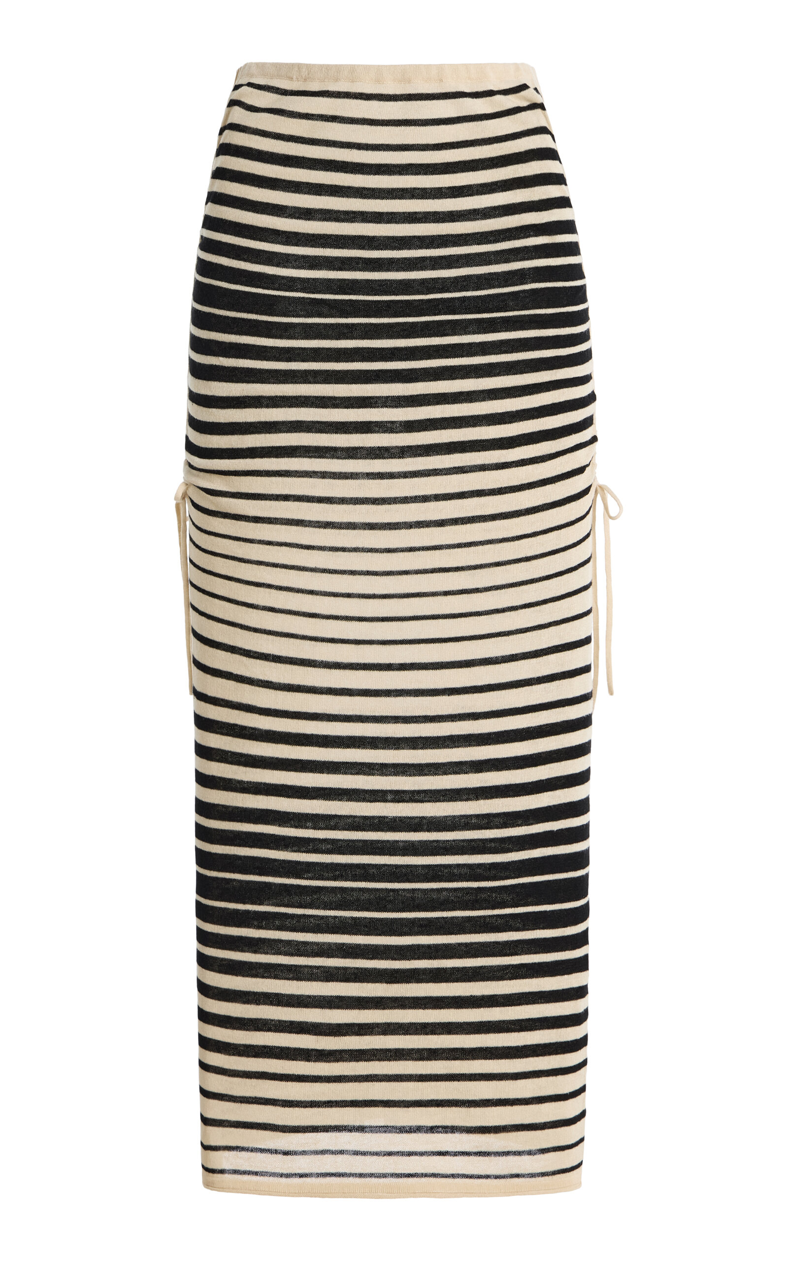 Zulu & Zephyr Ombre Striped Knit Midi Skirt - Moda Operandi