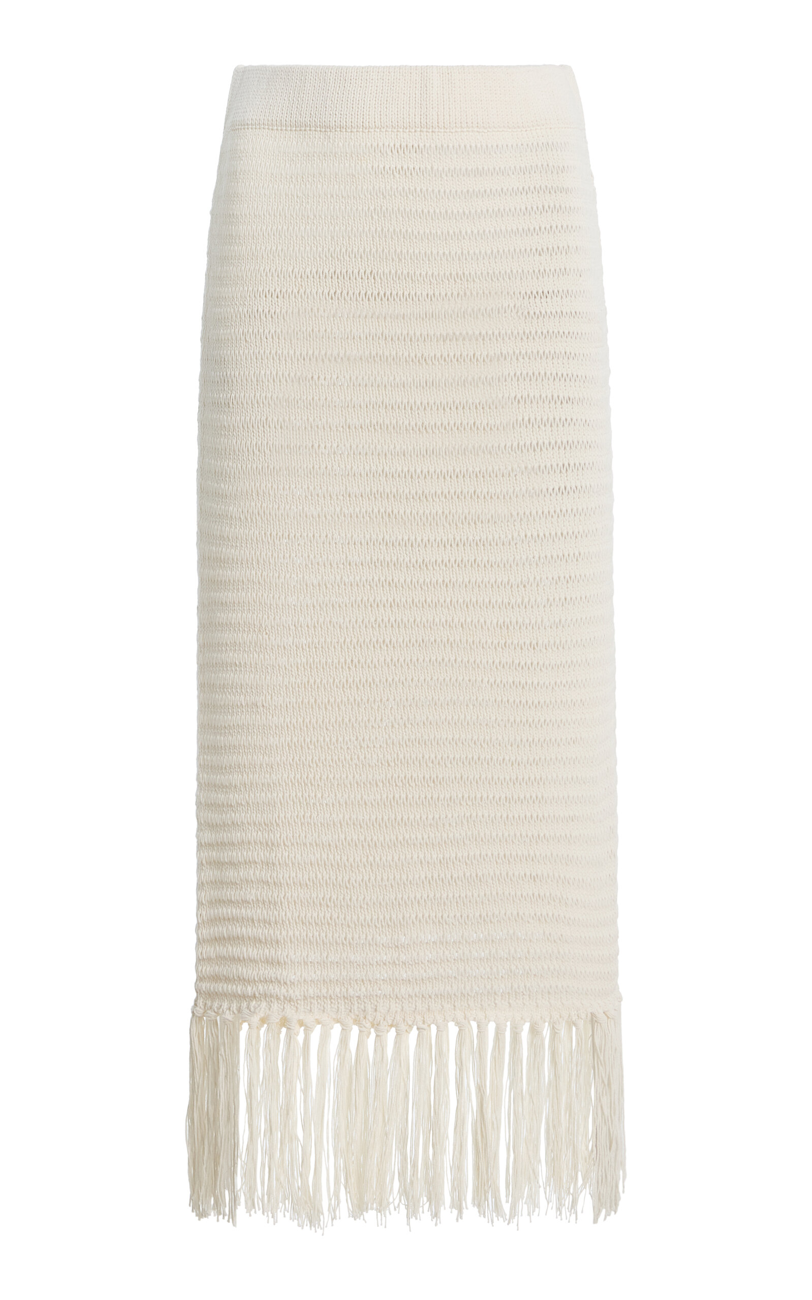 Zulu & Zephyr Exclusive Crochet Maxi Skirt In White