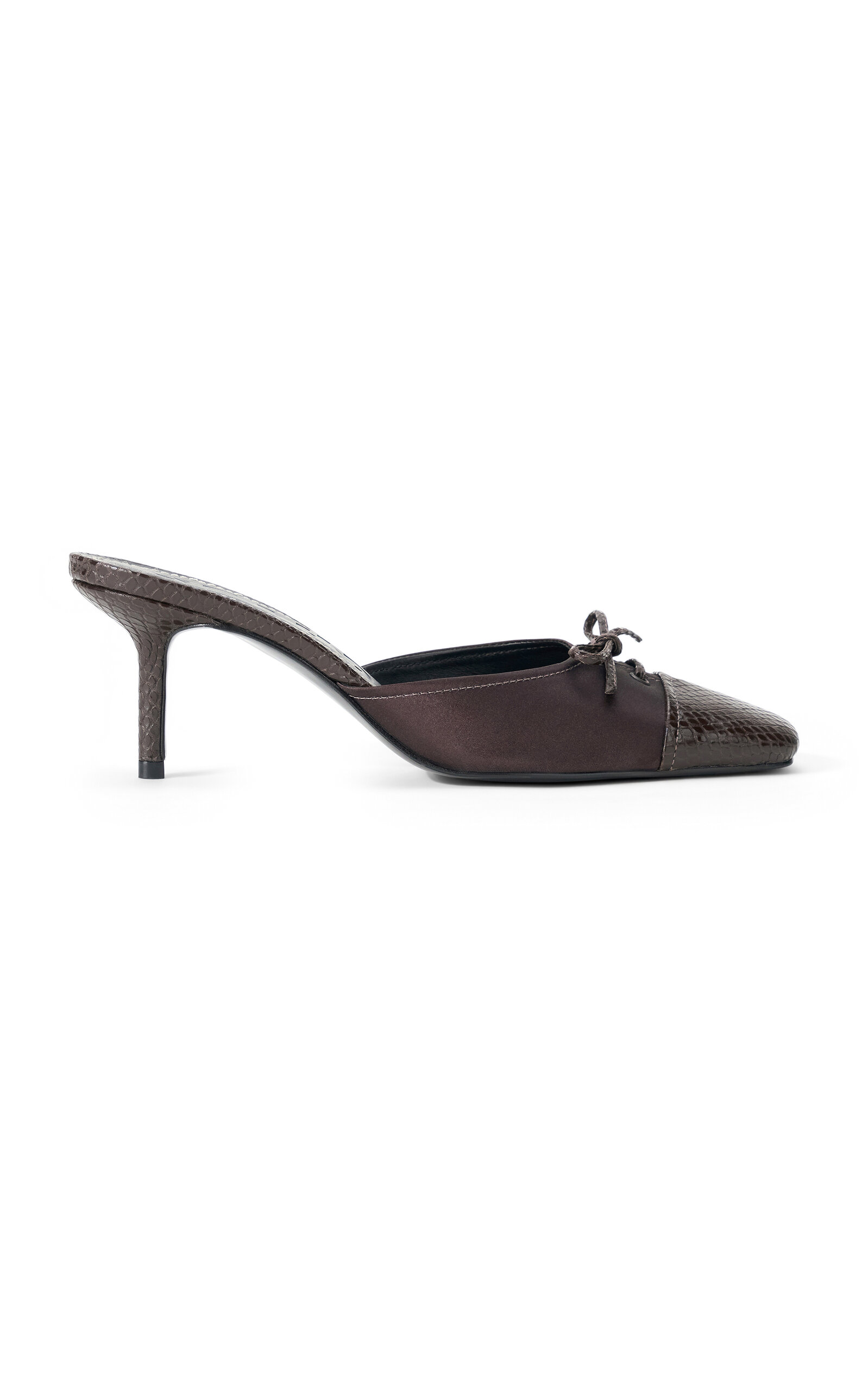 STAUD Faye Leather Mules - Moda Operandi