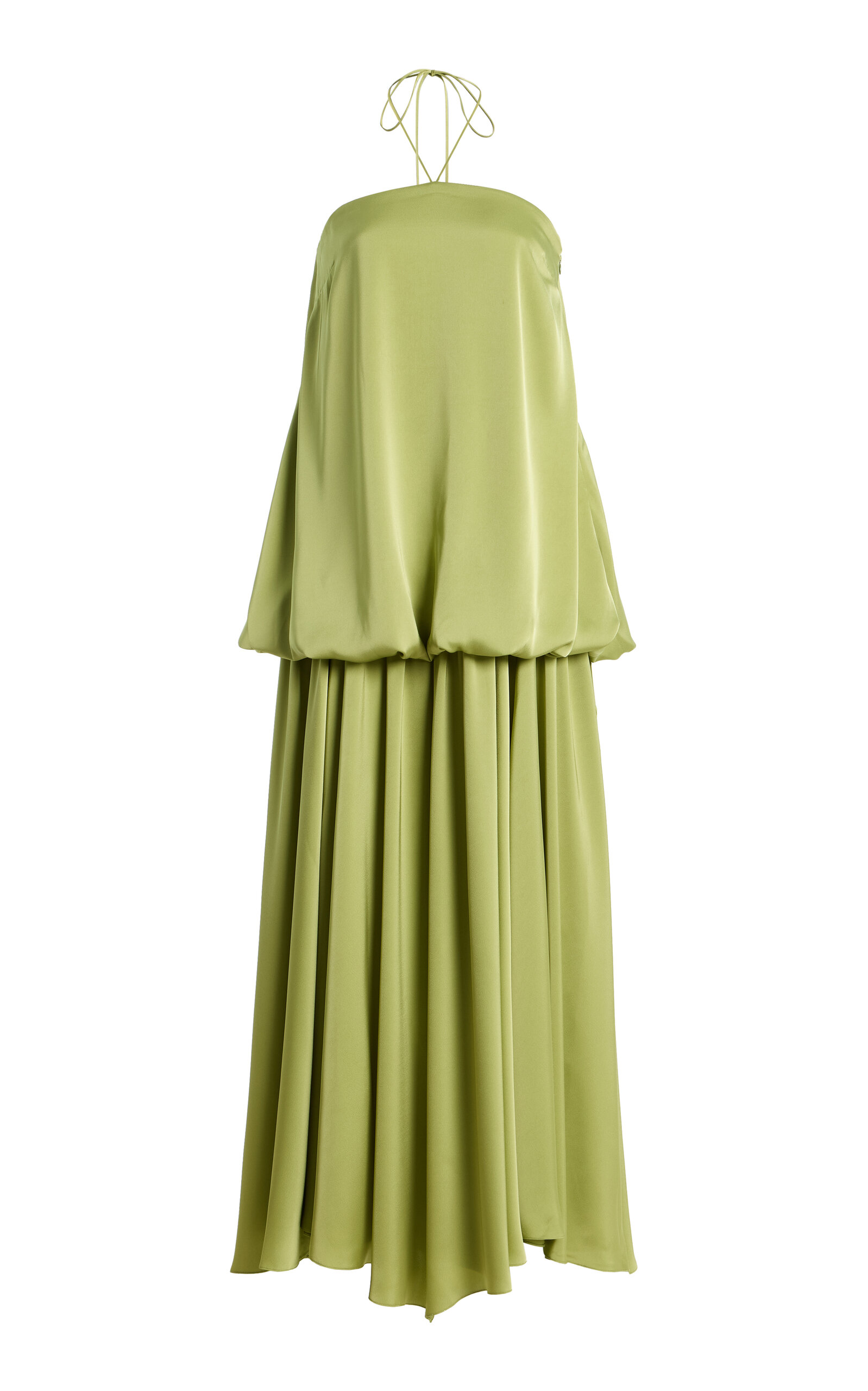 Sirapop Exclusive Valerie Satin Dress In Green