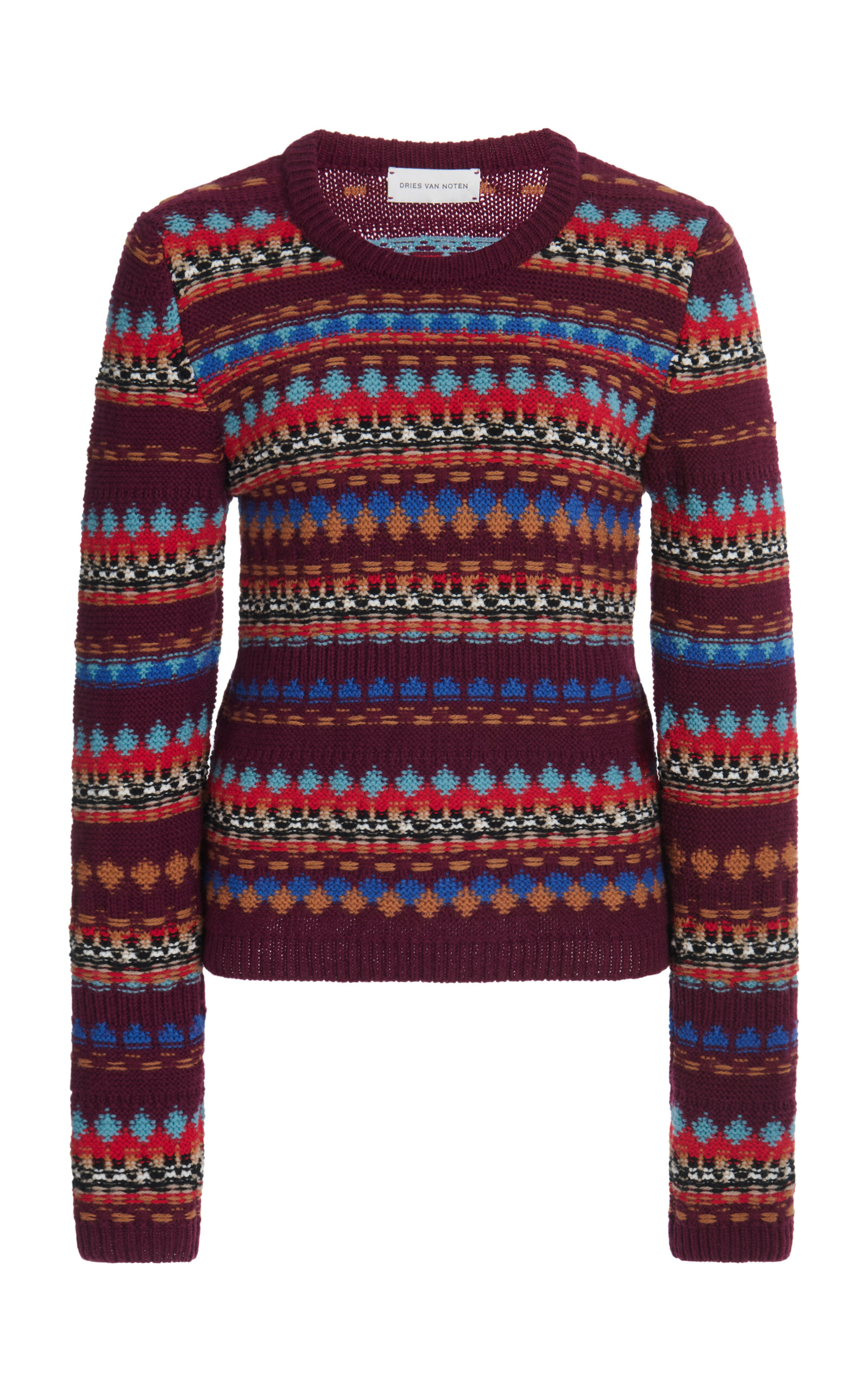Dries Van Noten - Tedd Wool Sweater - Red - L - Moda Operandi