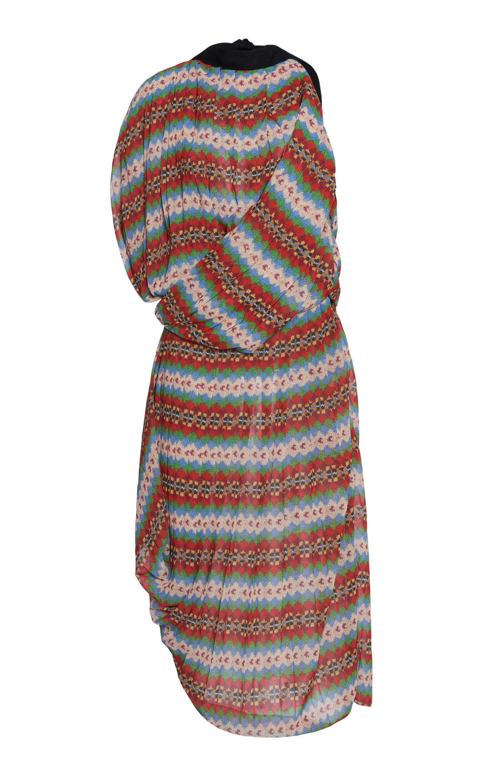 Dries Van Noten - Duneggio Draped Midi Dress - Multi - FR 40 - Moda Operandi