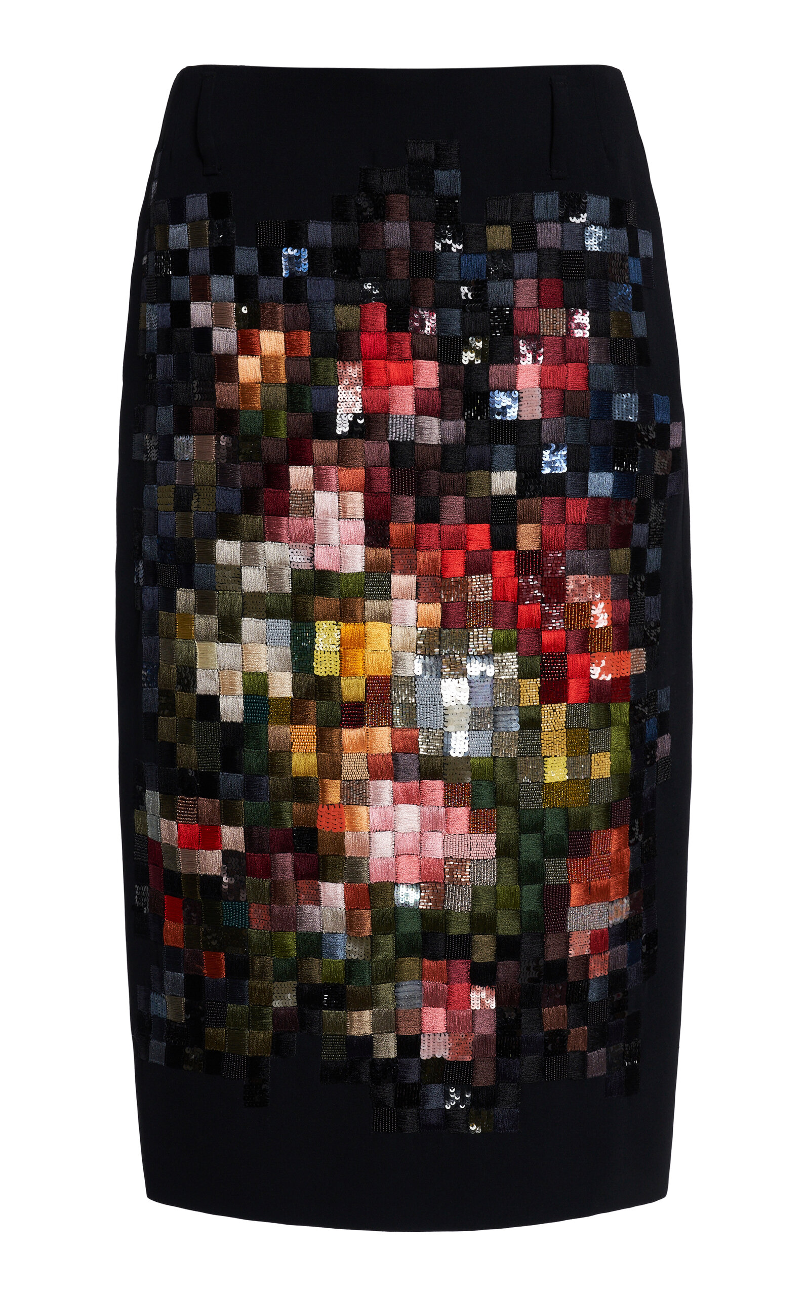 Dries Van Noten - Sentista Midi Skirt - Black - FR 40 - Moda Operandi