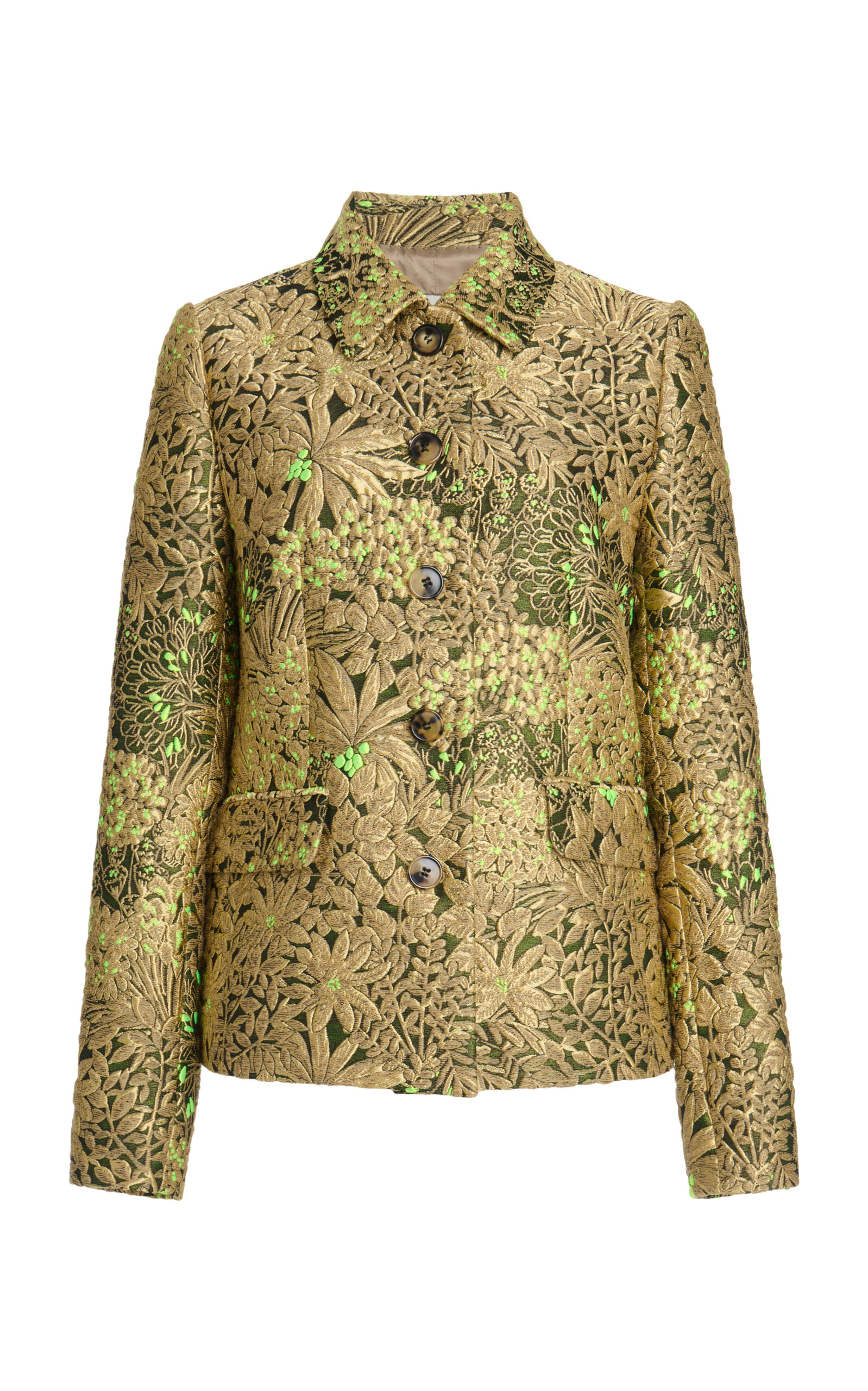 Dries Van Noten - Bettsy Floral Jacket - Neutral - FR 40 - Moda Operandi
