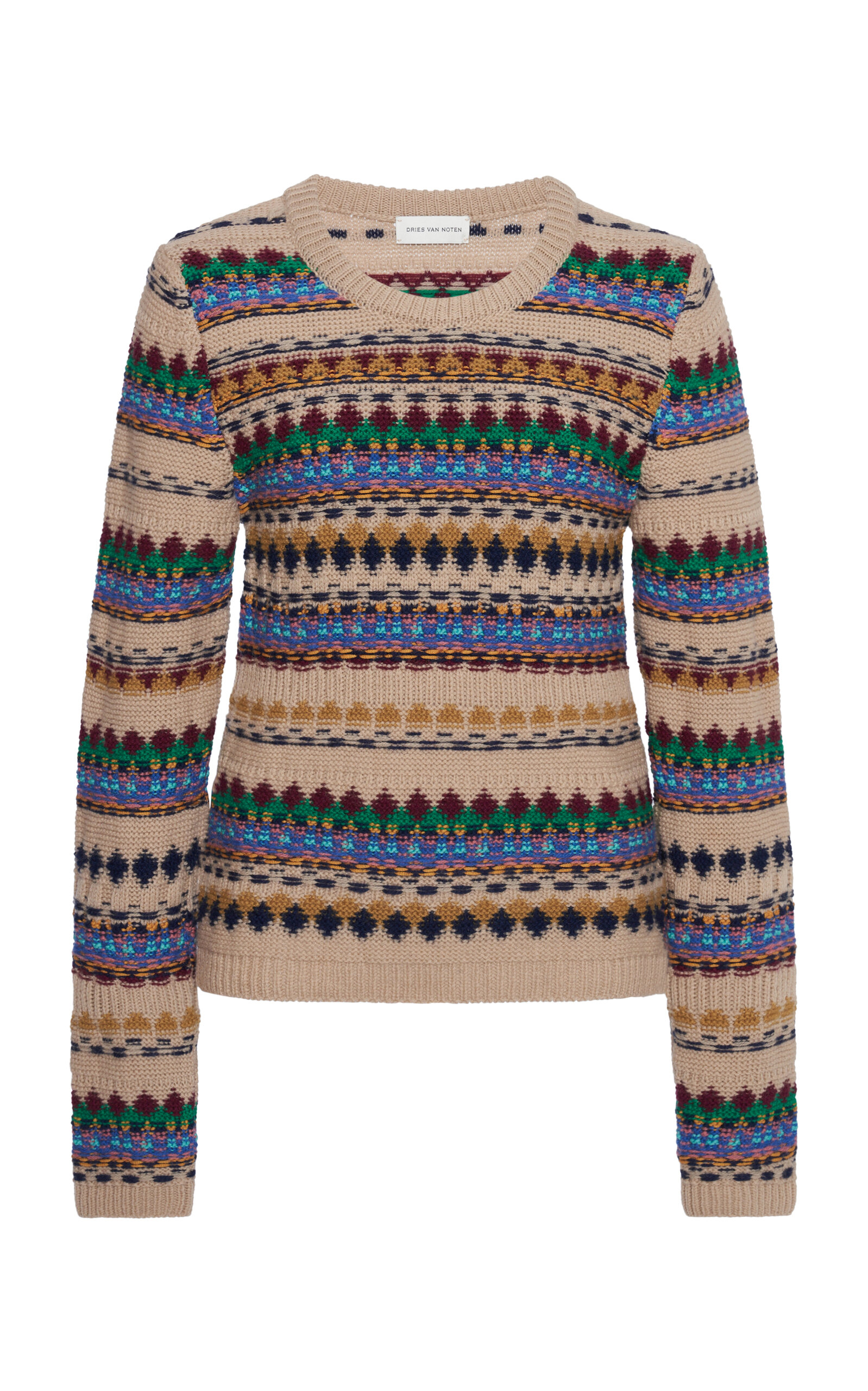Dries Van Noten - Tedd Wool Sweater - Multi - L - Moda Operandi