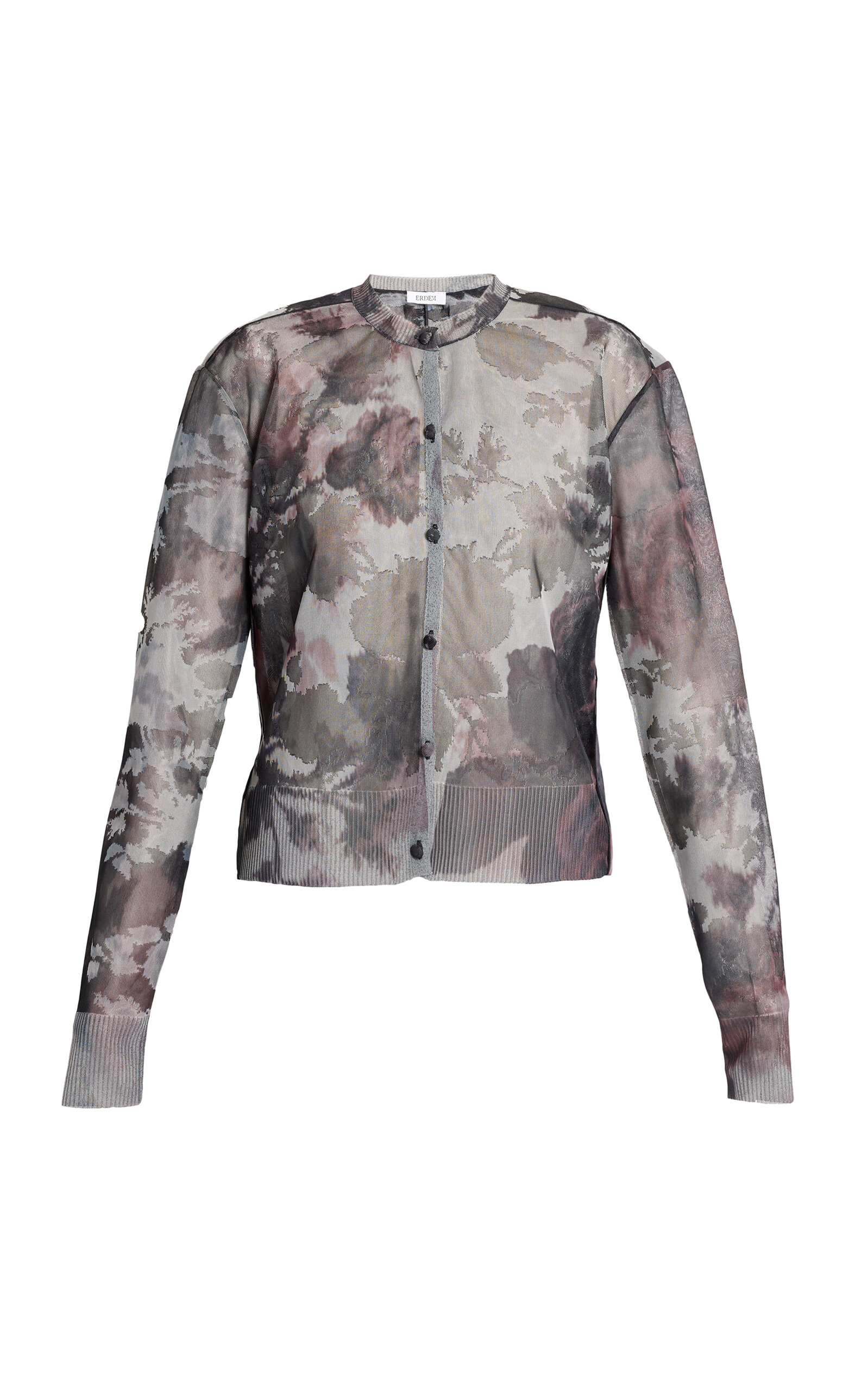 Erdem Printed Jacquard Knit Cardigan - Moda Operandi