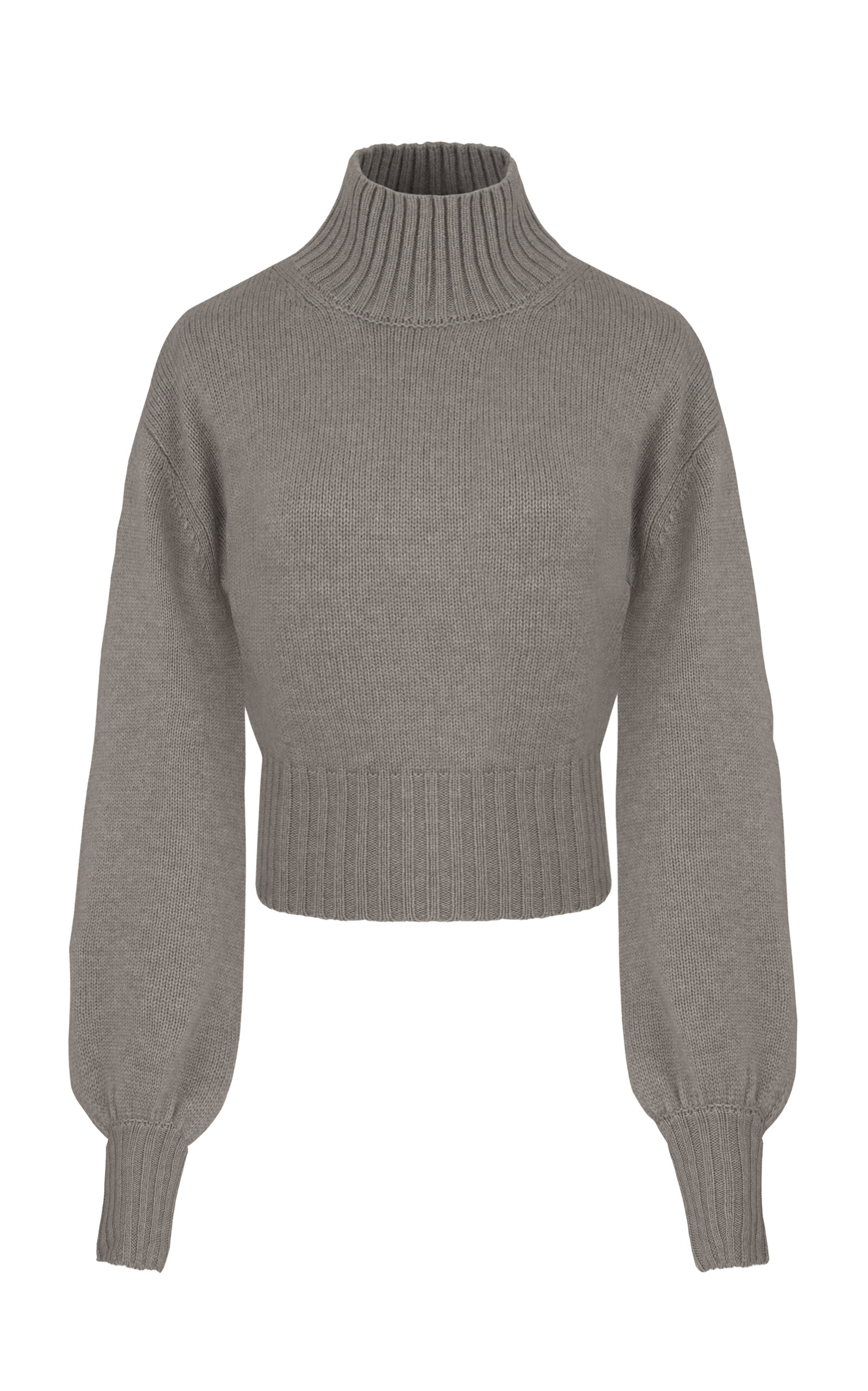 Alfie - Cloud Turtleneck Wool-Cashmere Sweater - Grey - XS - Moda Operandi