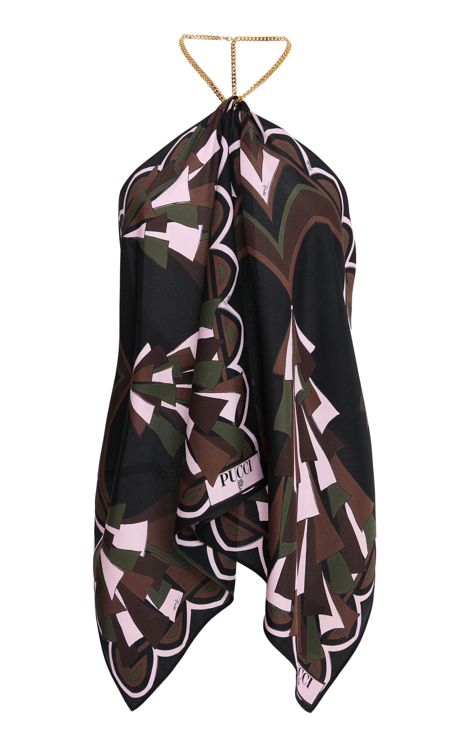 Pucci Printed Silk-Twill Top - Moda Operandi