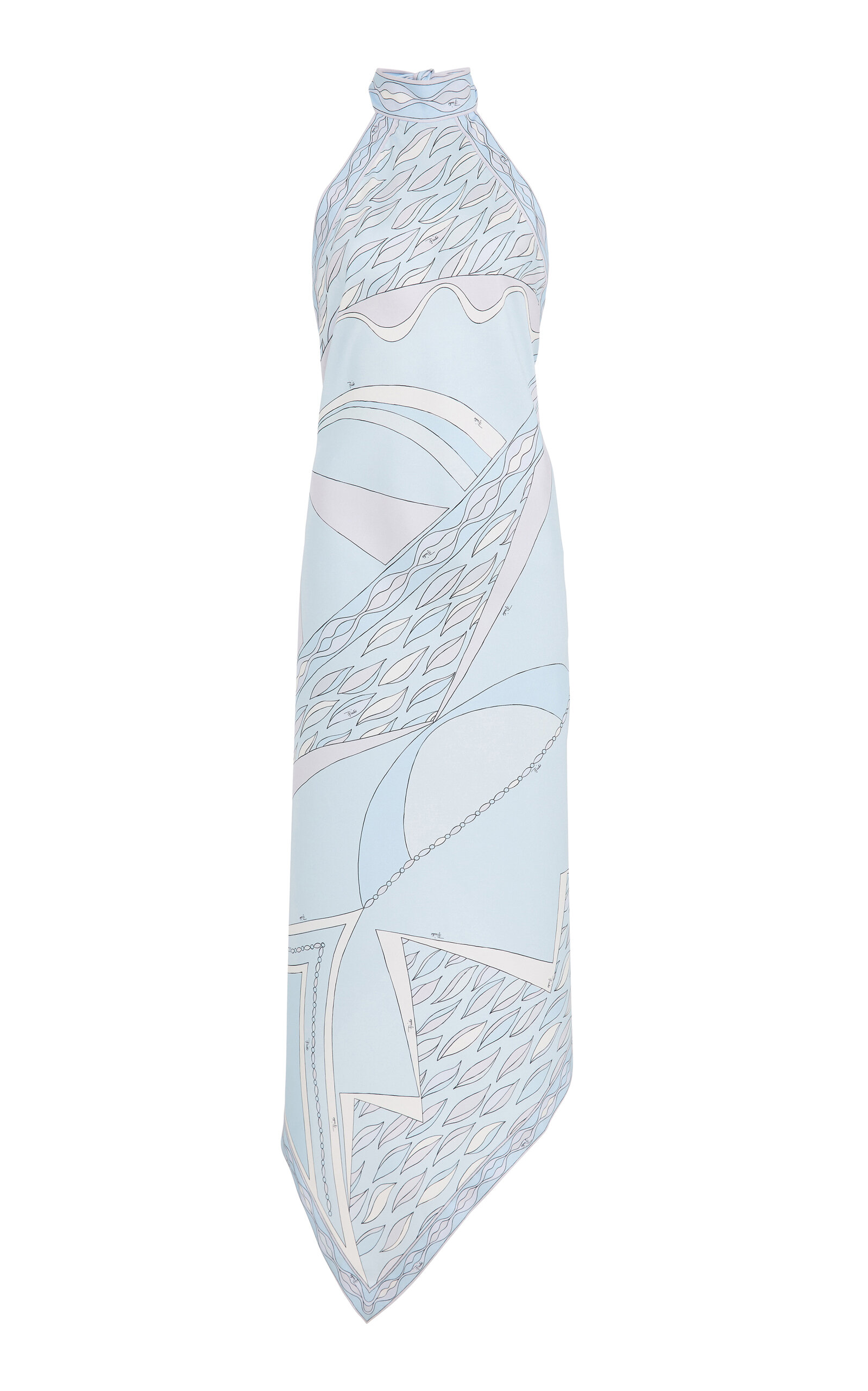 Pucci Printed Silk-Twill Maxi Dress - Moda Operandi