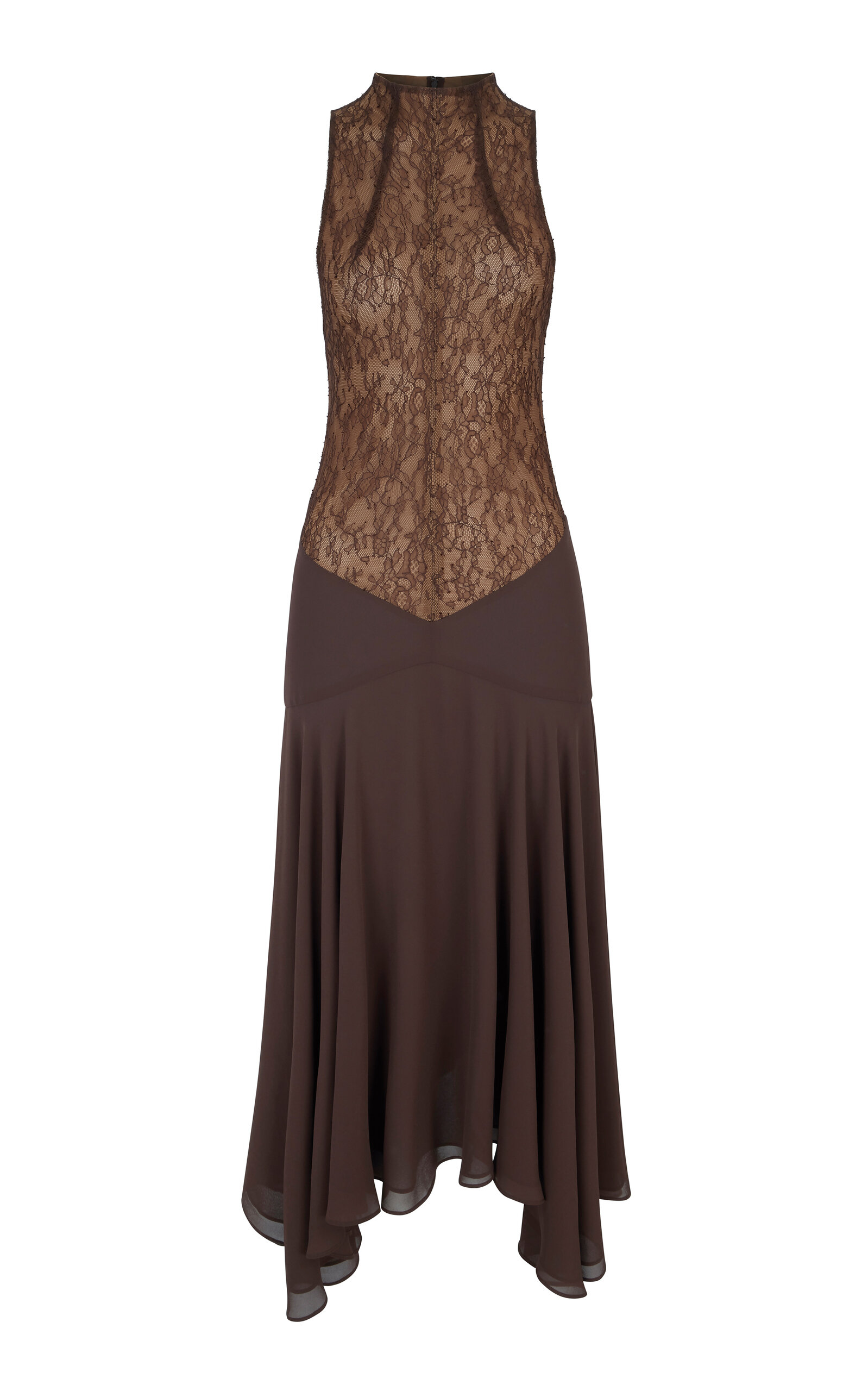 De La Vali Chandra Lace and Chiffon Midi Dress - Men's Clothing
