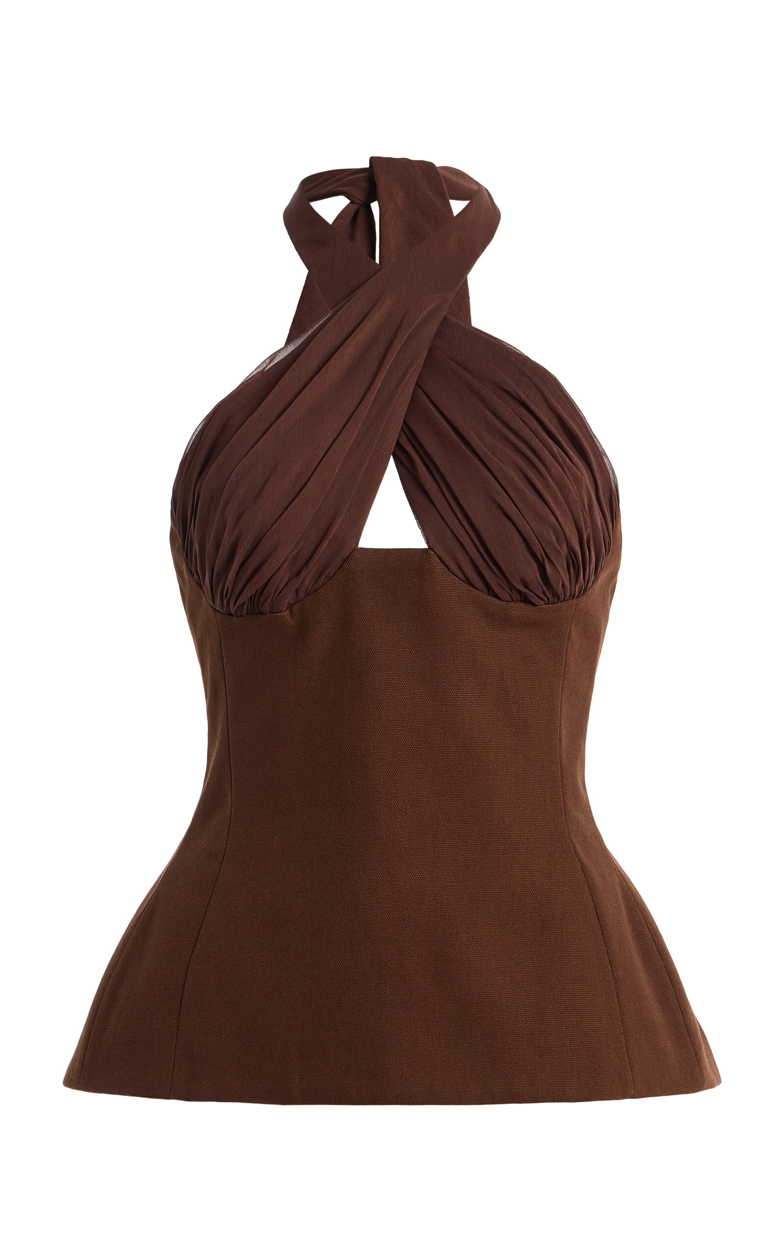 Tae Park Exclusive Sculpted Silk Halter Top | Thumbnail 8 Tae Park Exclusive Sculpted Silk Halter Top | Thumbnail 8