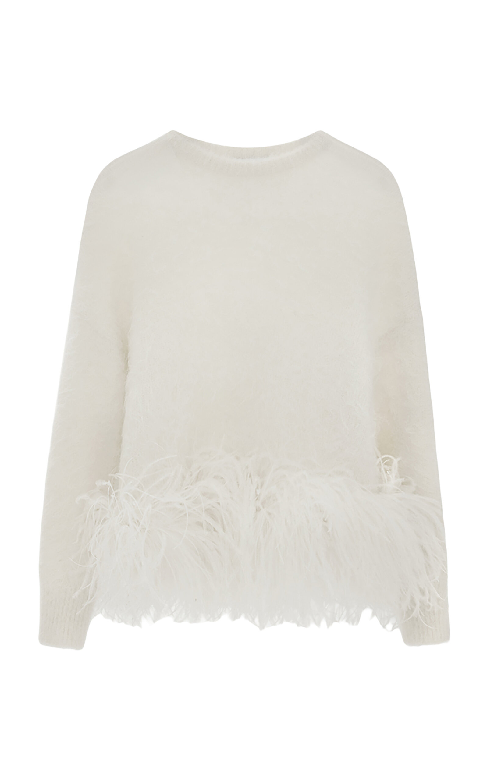 16Arlington Dovico Feathered Alpaca-Blend Sweater - Moda Operandi