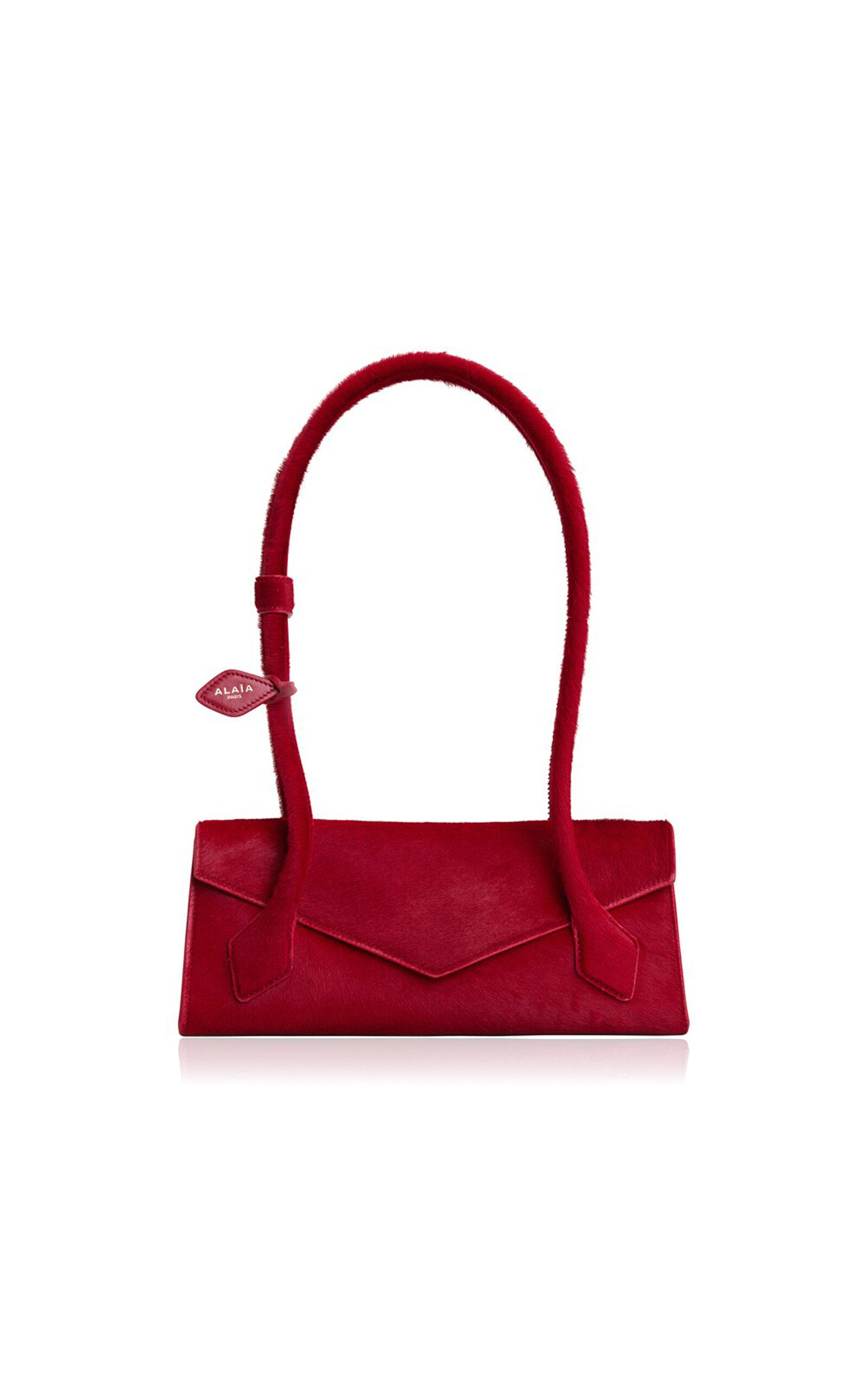 ALAÏA Le Teckel Small Calf Hair Flap Bag - Moda Operandi