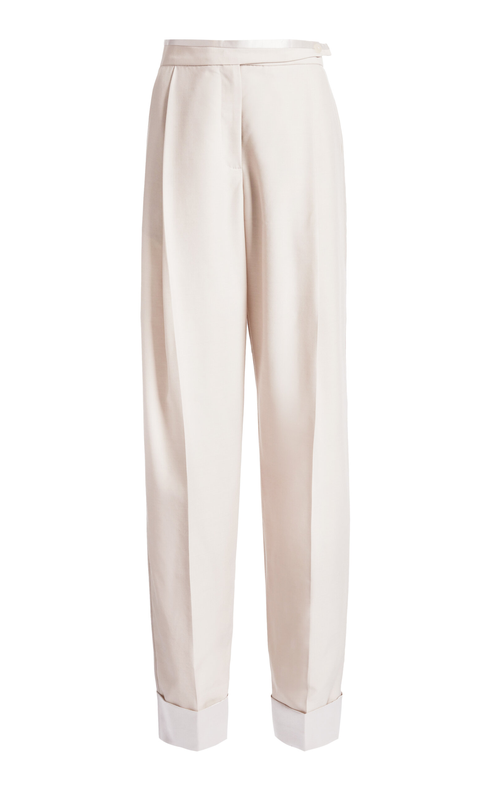 Rowan Sateen Wide-Leg Pants