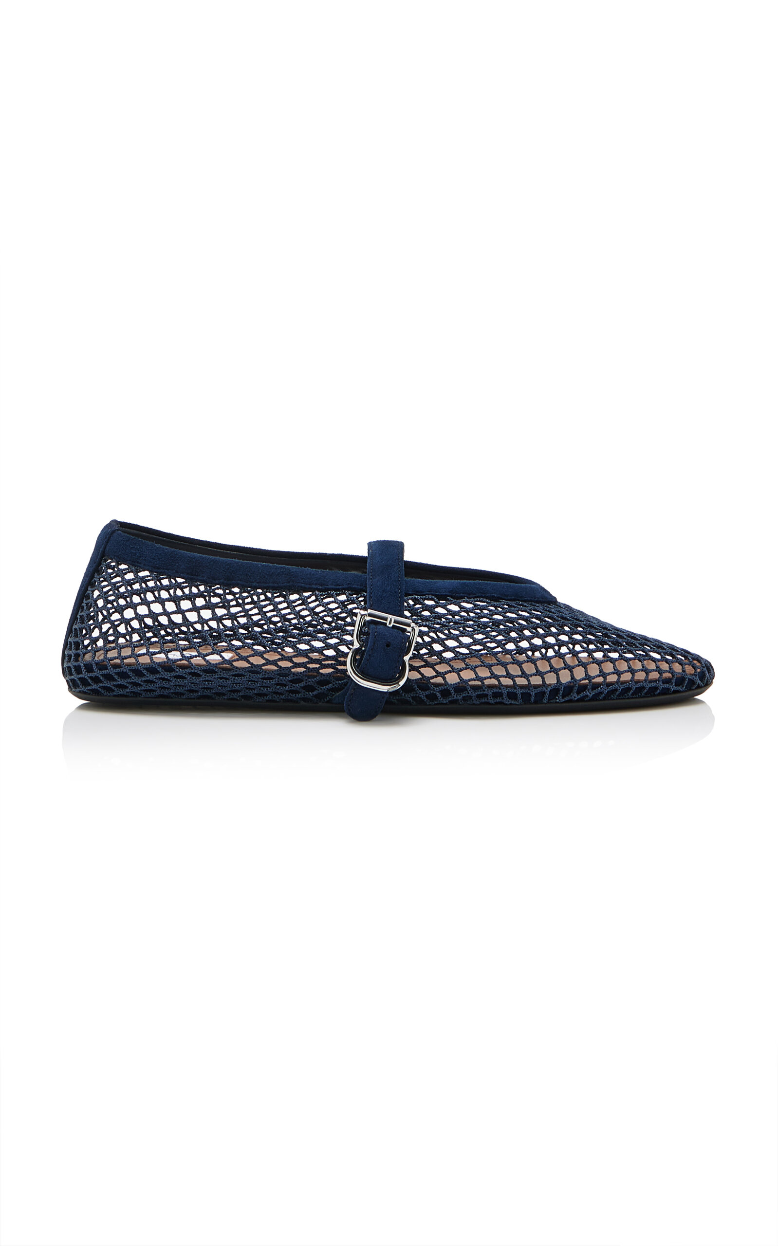 ALAÏA Fishnet Ballet Flats - Moda Operandi