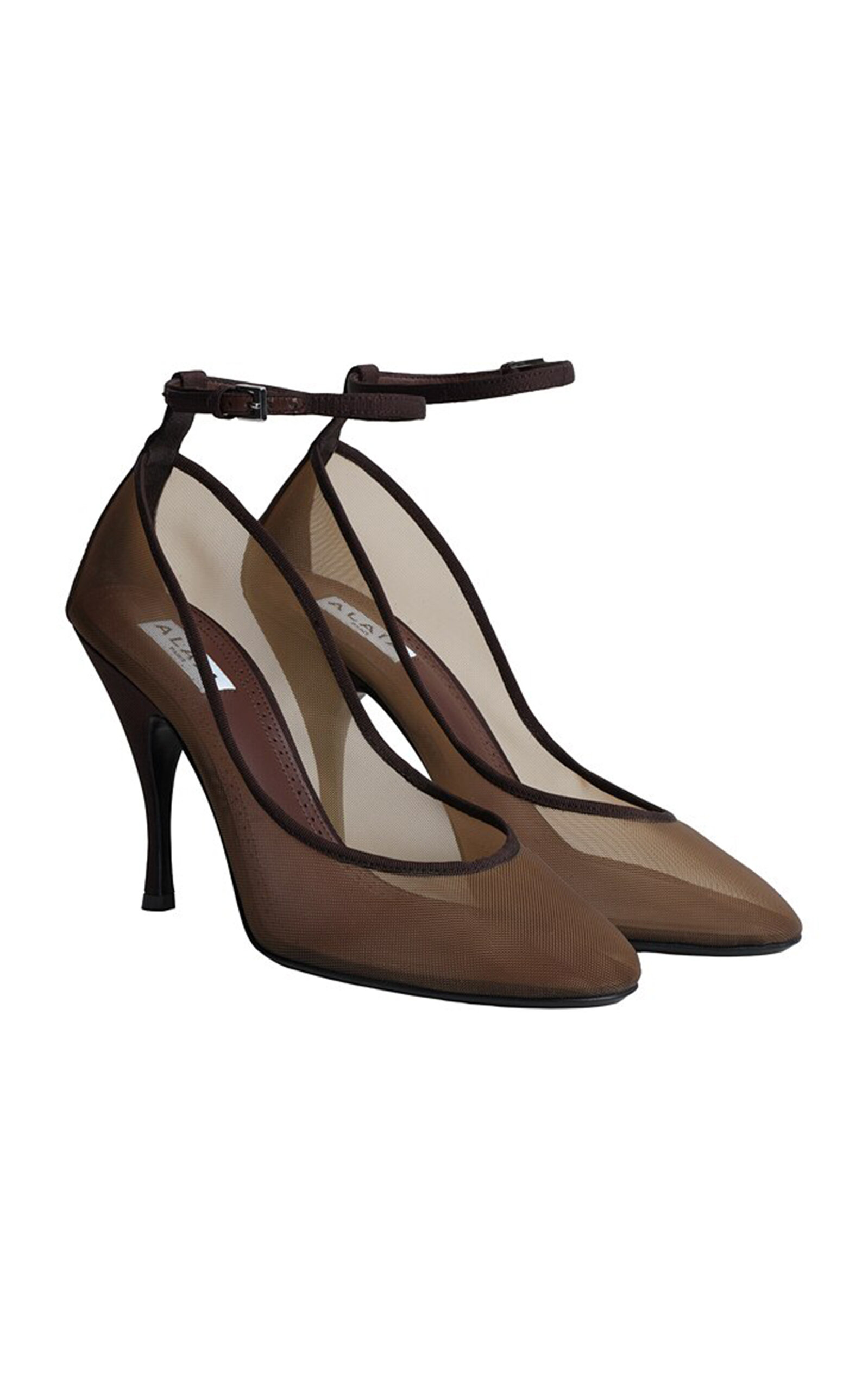 ALAÏA Sheer Tulle Pumps - Moda Operandi