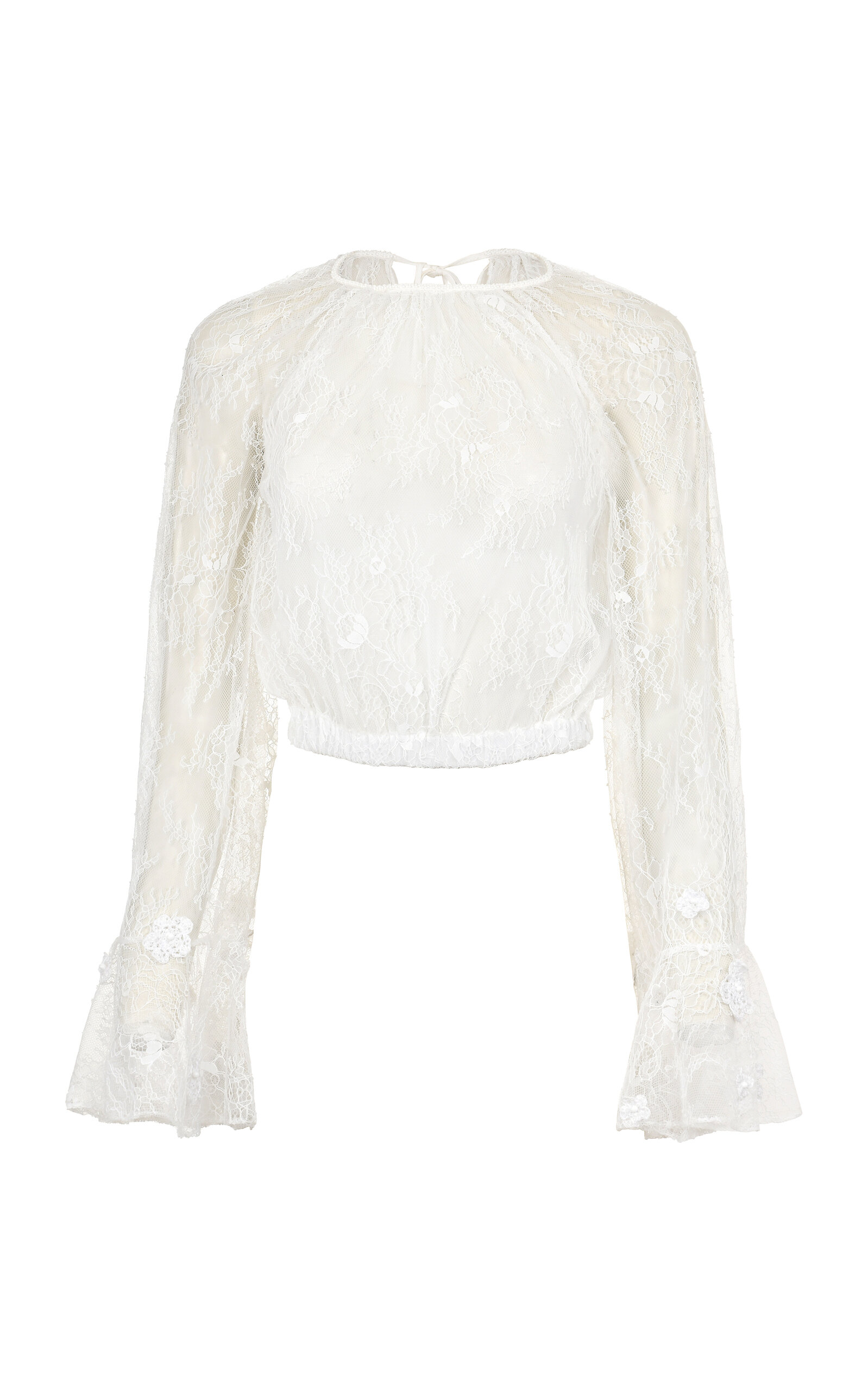 Francesca Miranda Alba Lace Blouse In White