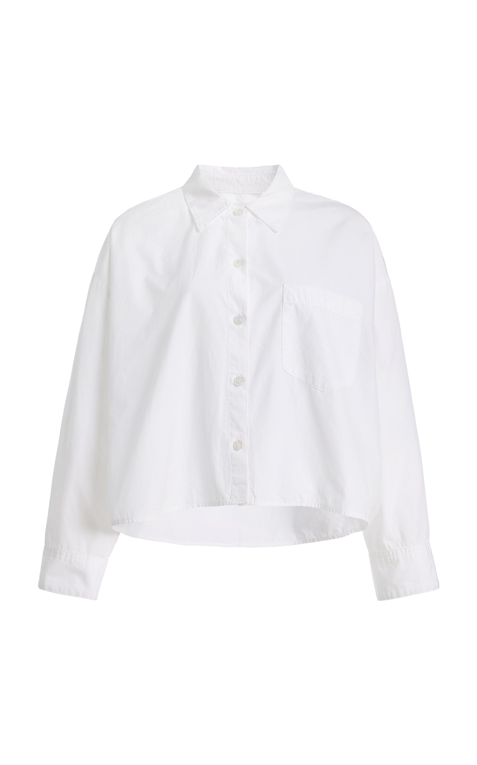 Citizens of Humanity - Petit Ami Cotton Shirt - White - L - Moda Operandi