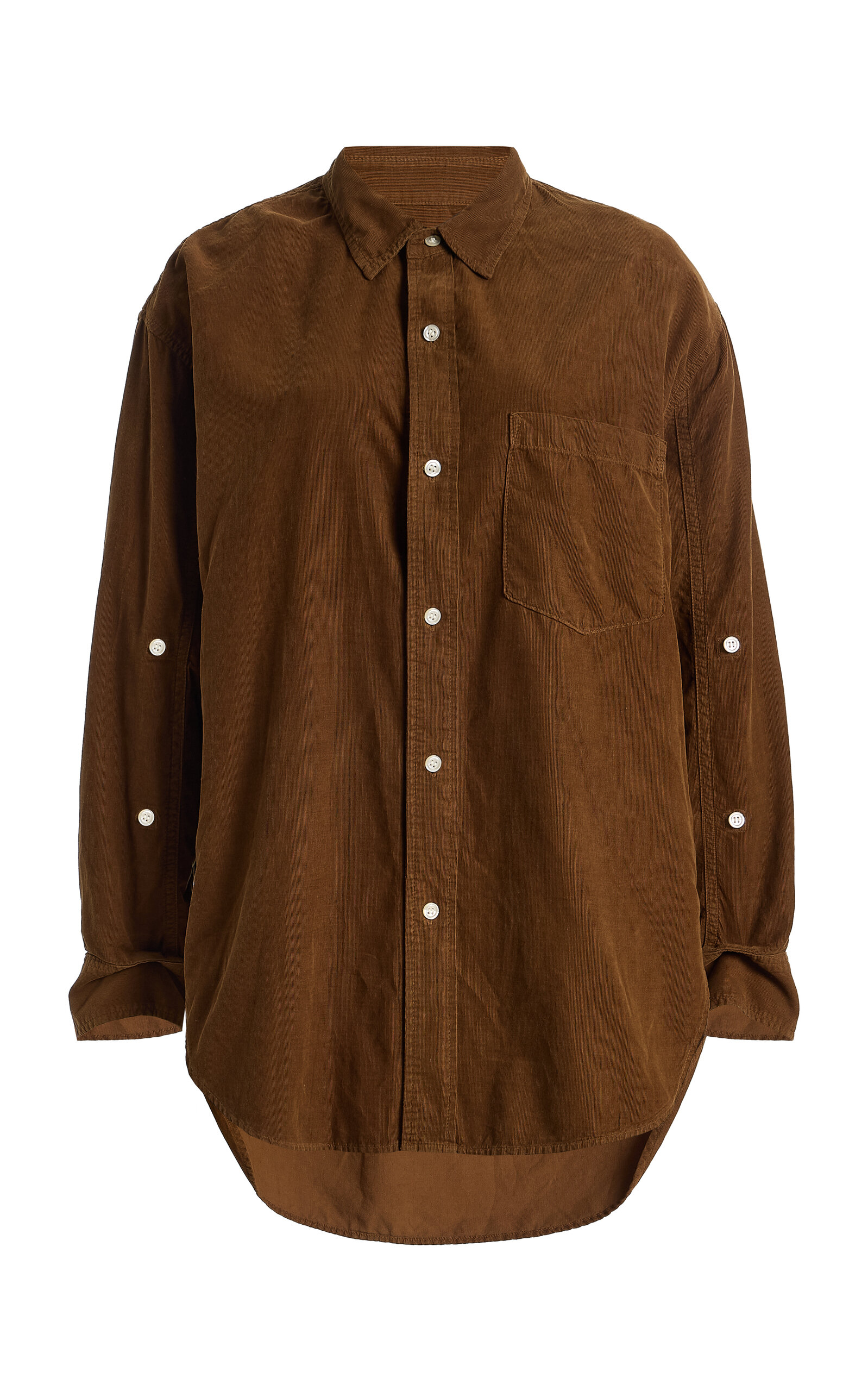 Citizens of Humanity - Kayla Corduroy Shirt - Brown - L - Moda Operandi