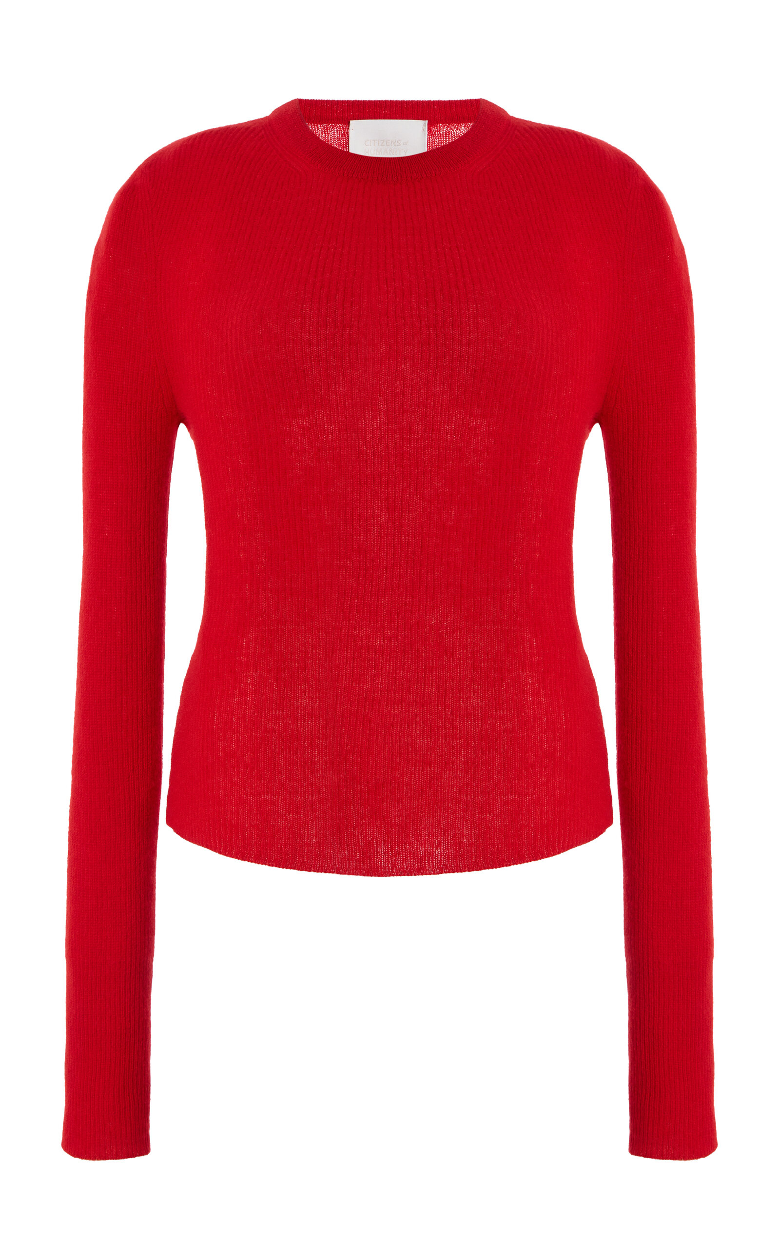 Citizens of Humanity - Alessia Wool-Cashmere Sweater - Red - L - Moda Operandi