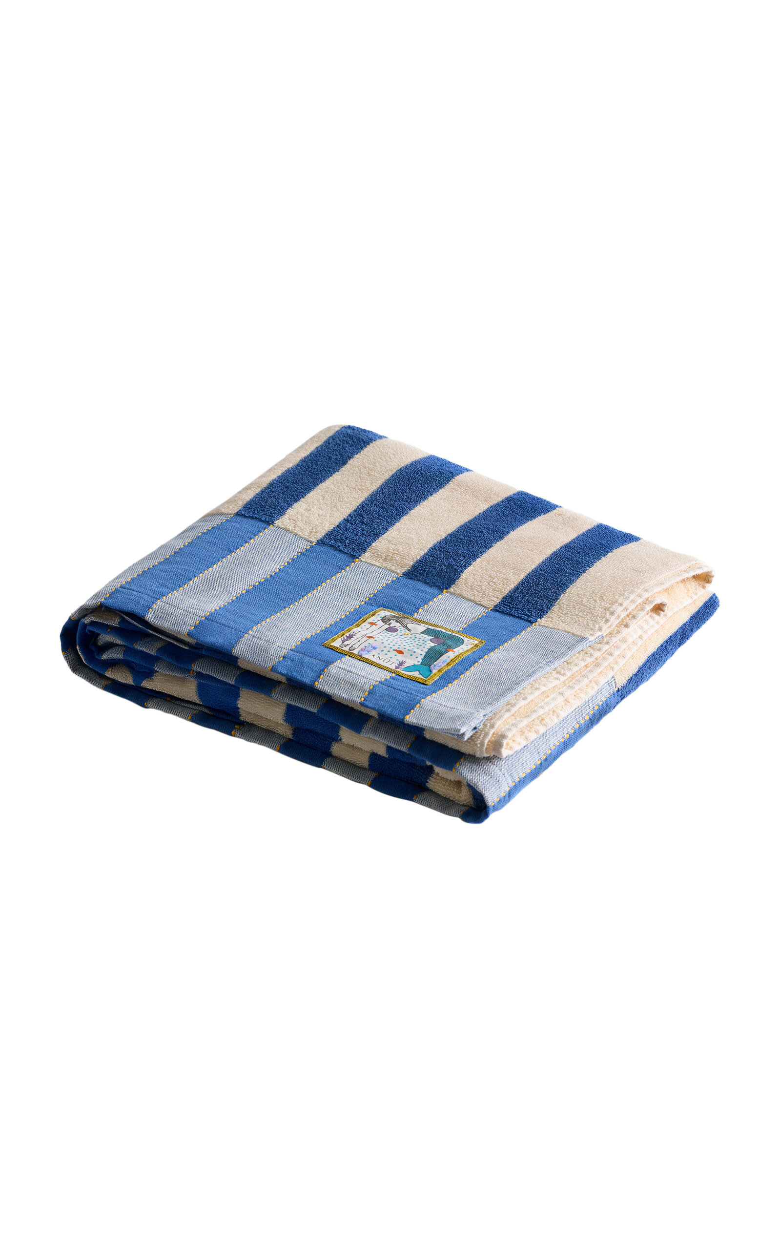 Anūt Cairo Agami Beach Towel In Blue