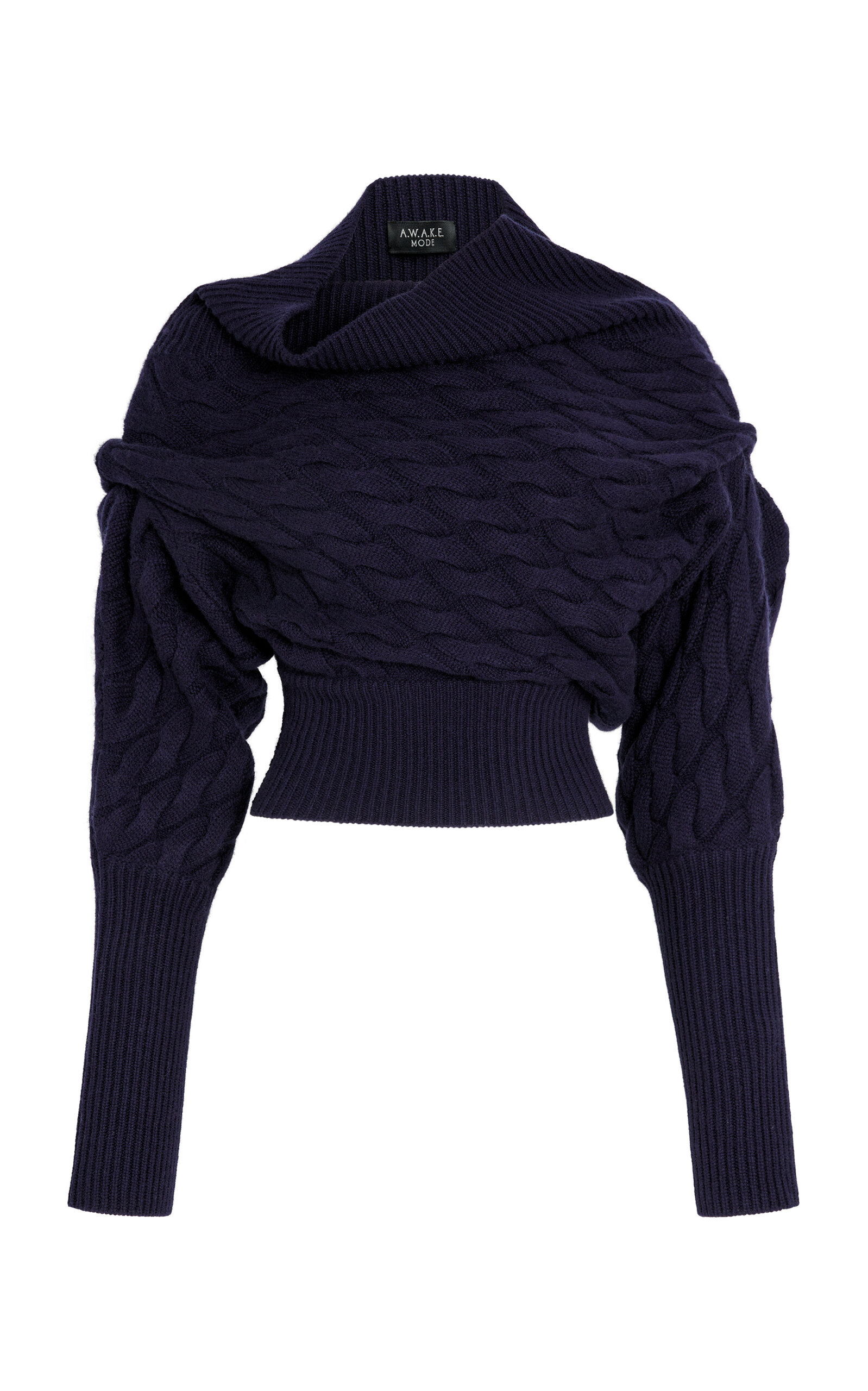 A.W.A.K.E. MODE Cable-Knit Wool-Cashmere Sweater - Moda Operandi