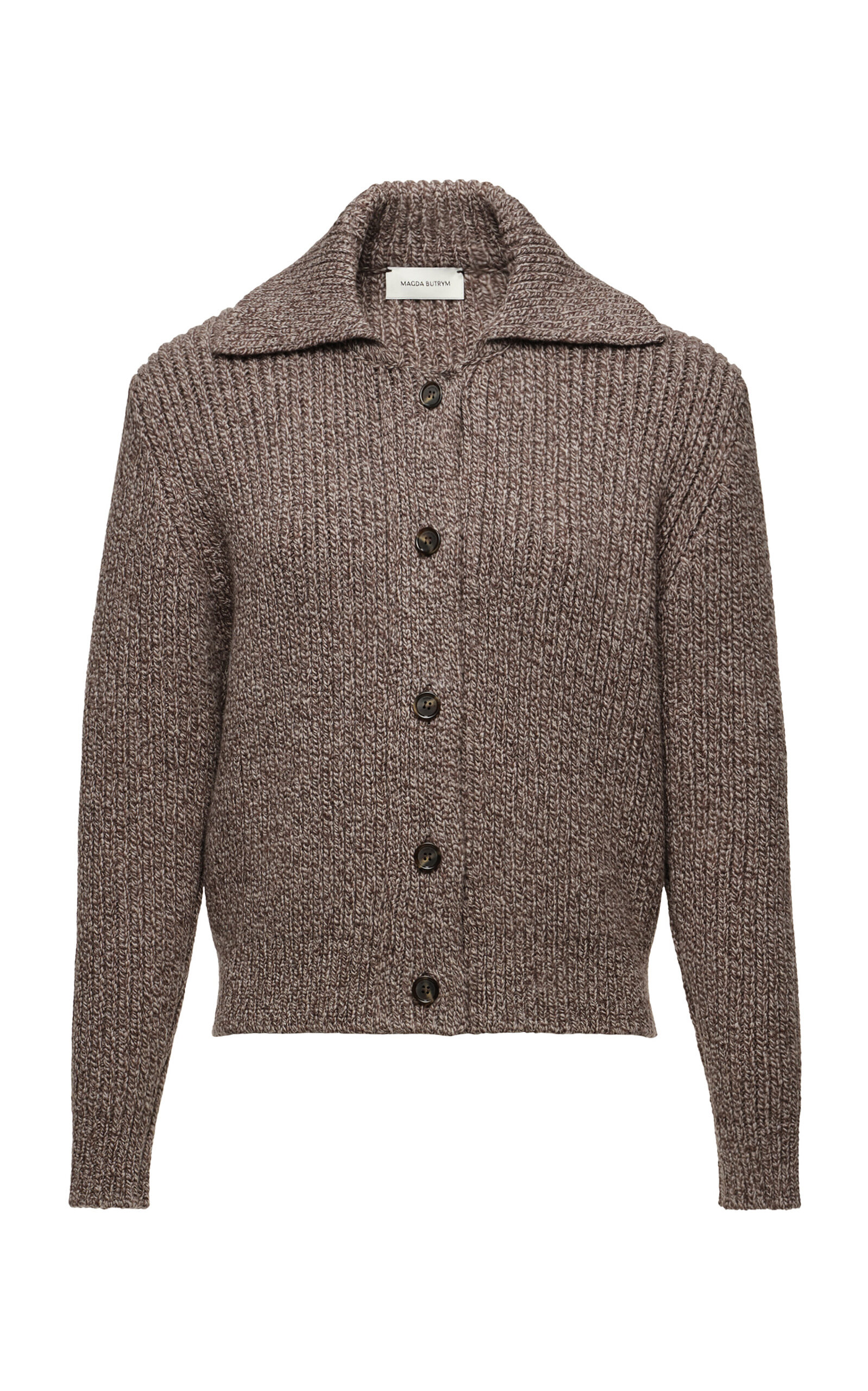 Magda Butrym Ribbed Wool Cardigan - Moda Operandi