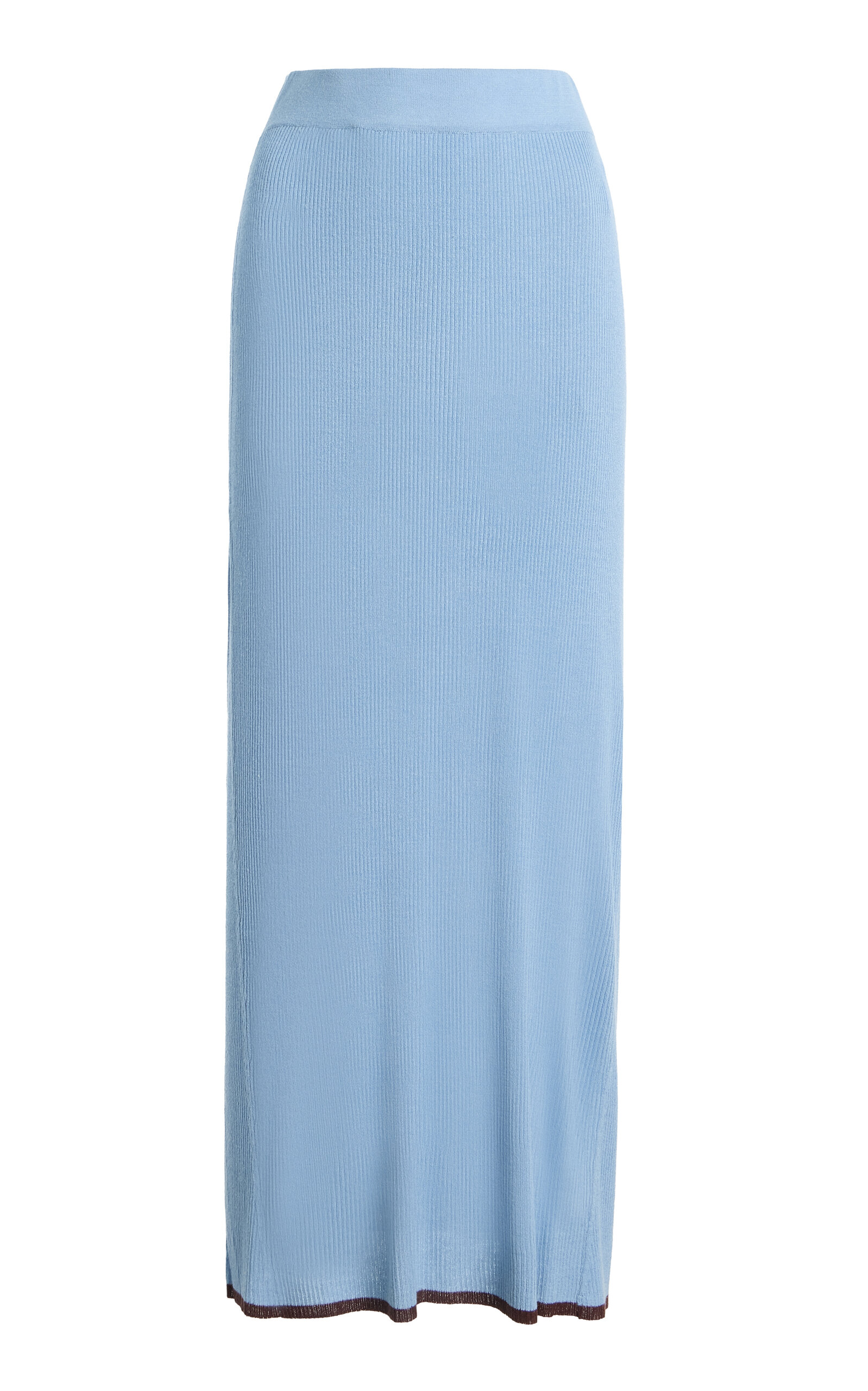 Third Form Bound Linen-Blend Knit Midi Skirt - Moda Operandi