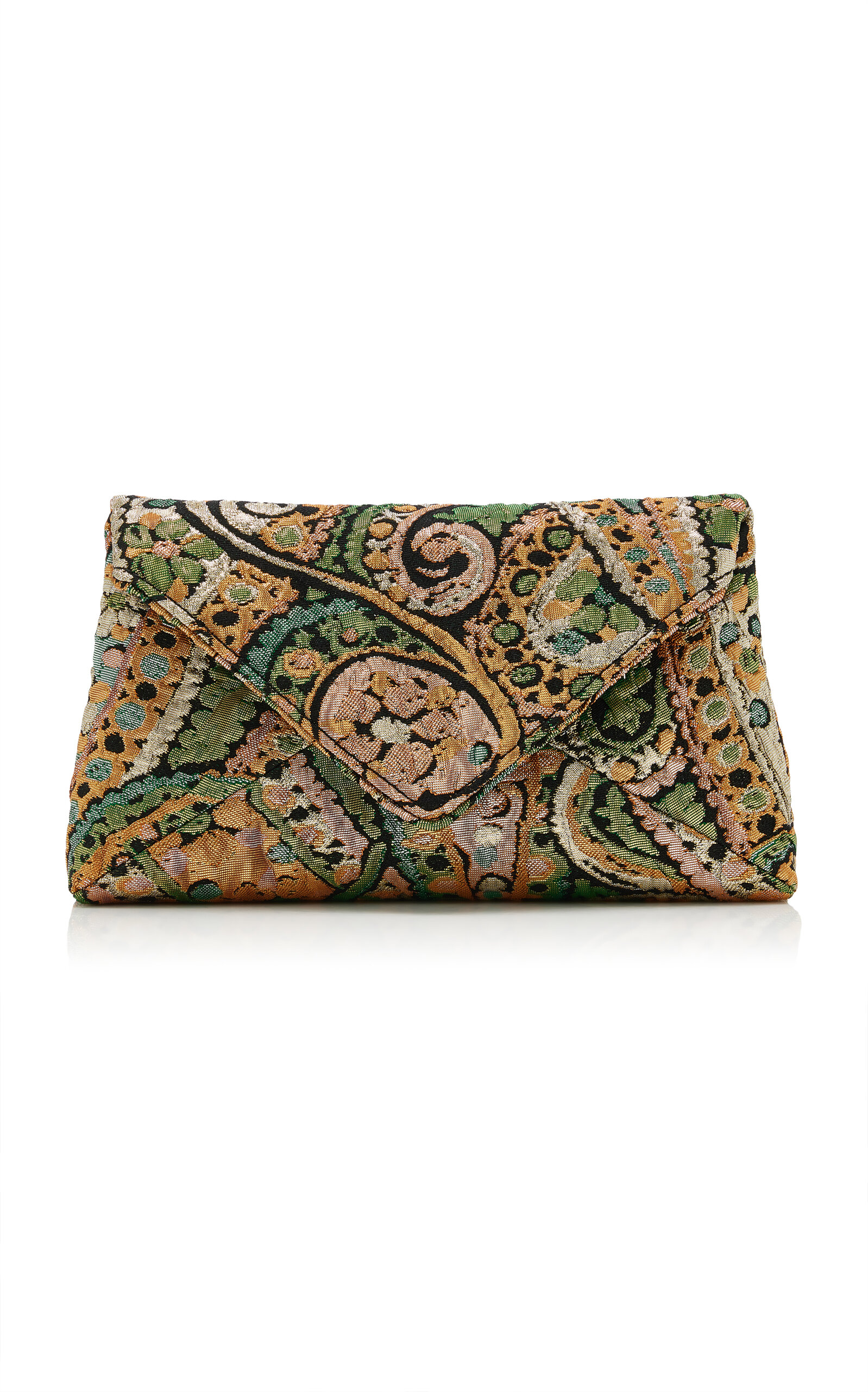Dries Van Noten Paisley Jacquard Envelope Clutch - Moda Operandi