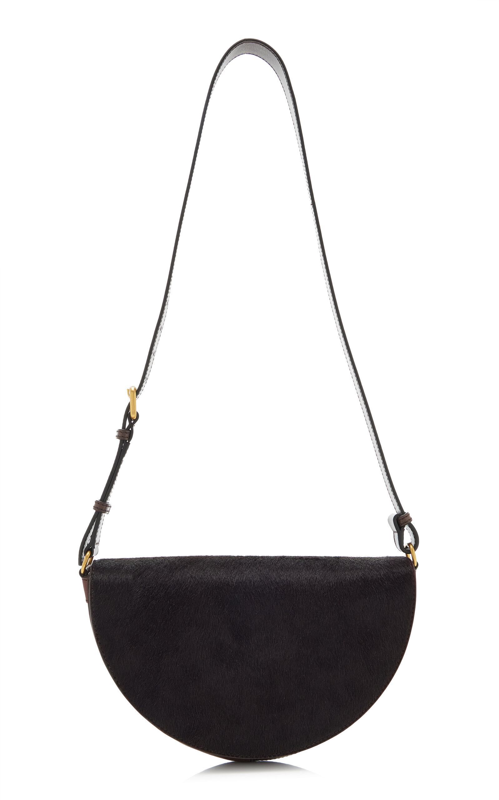 Dries Van Noten - Pony Hair Crossbody Bag - Brown - OS - Moda Operandi