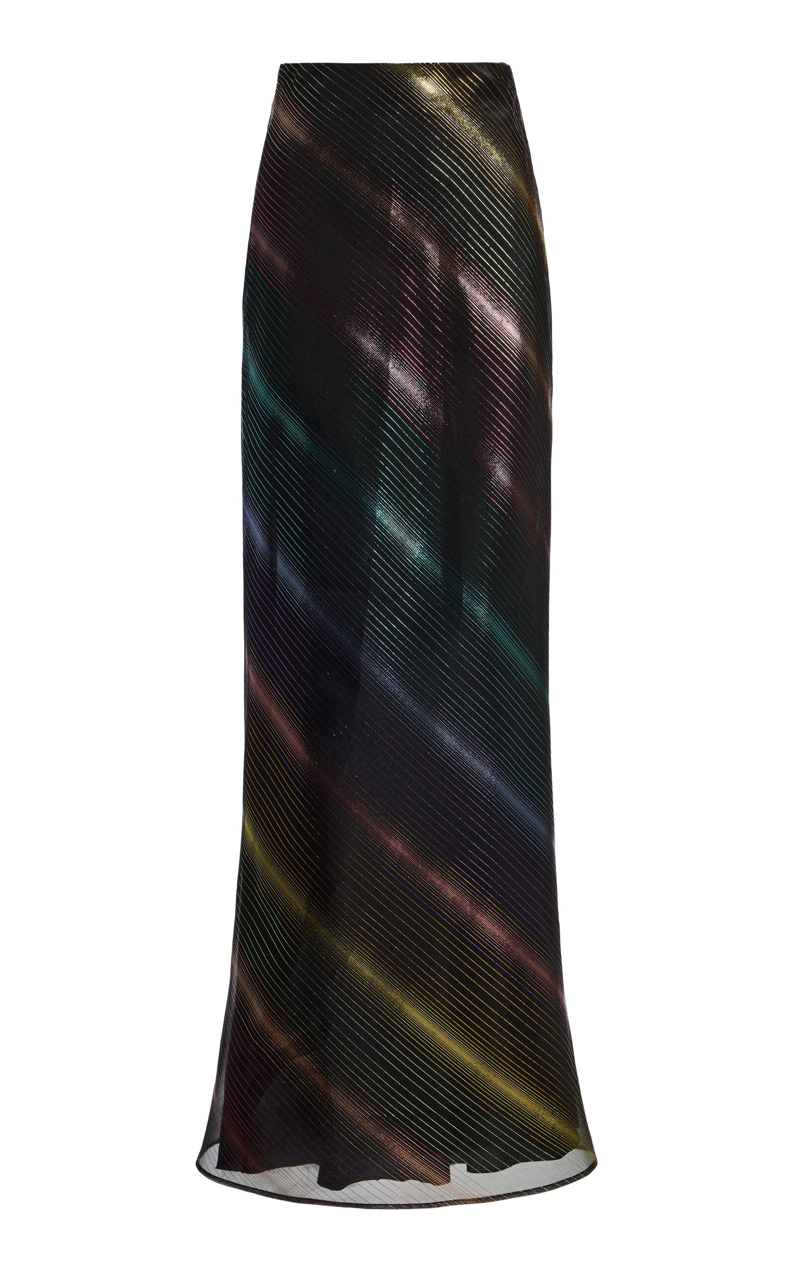 Bias Silk-Blend Maxi Skirt
