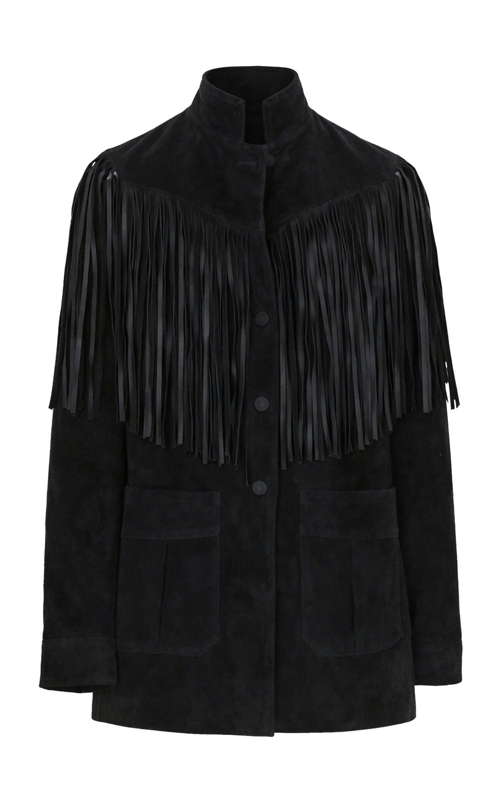Curatoria Hemingway Leather Fringed Jacket - Moda Operandi