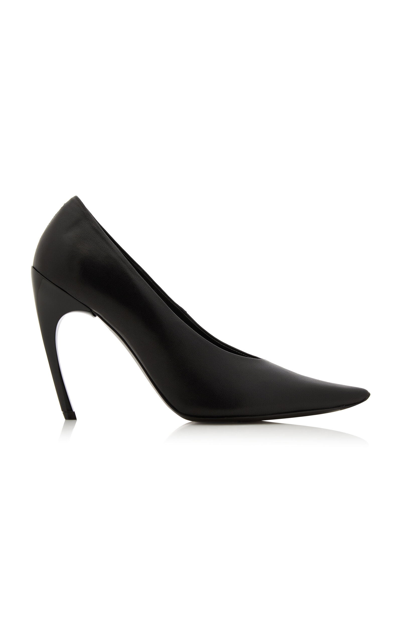 Roger Vivier Choc Decollette Leather Pumps - Moda Operandi