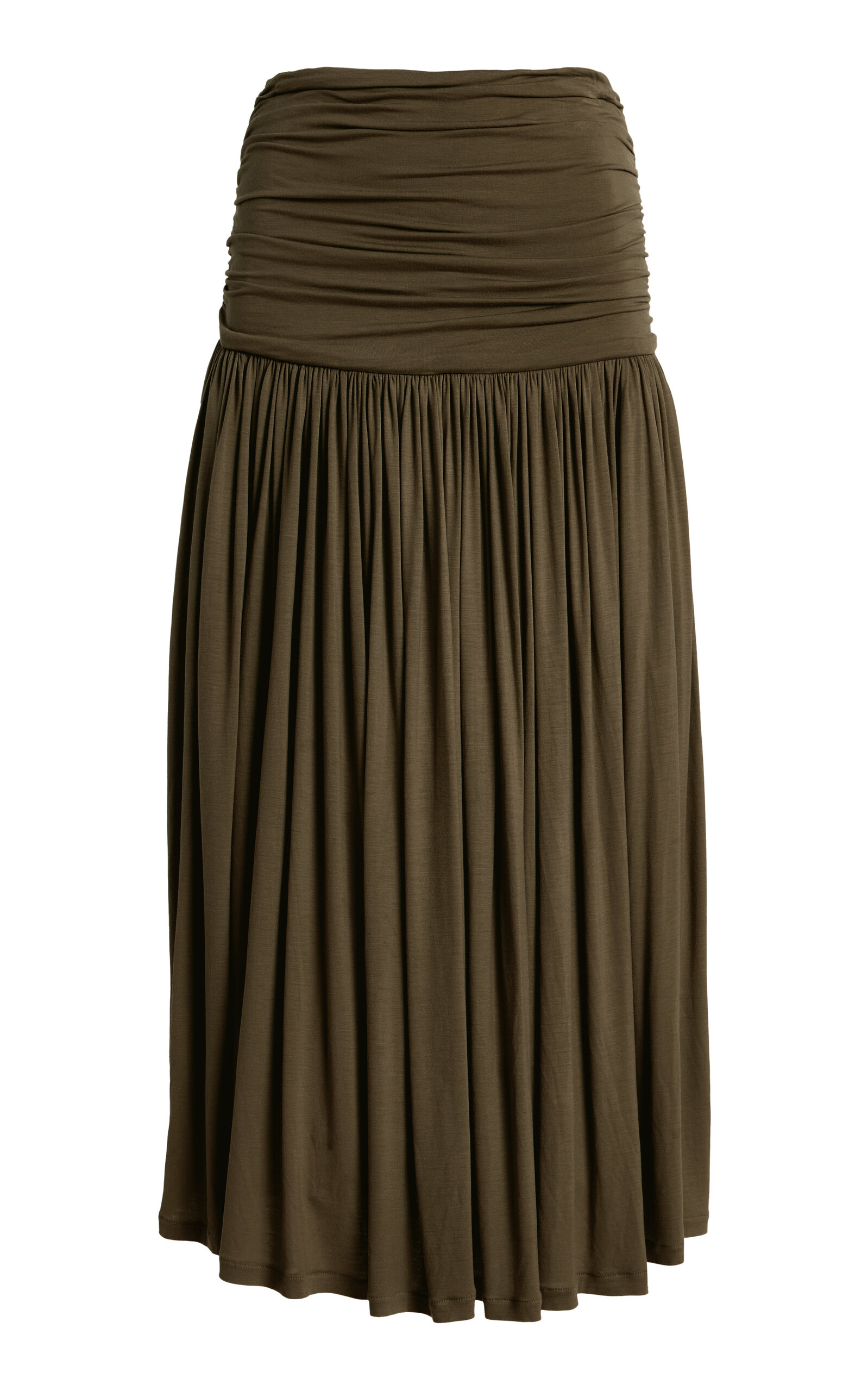FRANÇOISE Nora Pleated Midi Skirt - Moda Operandi