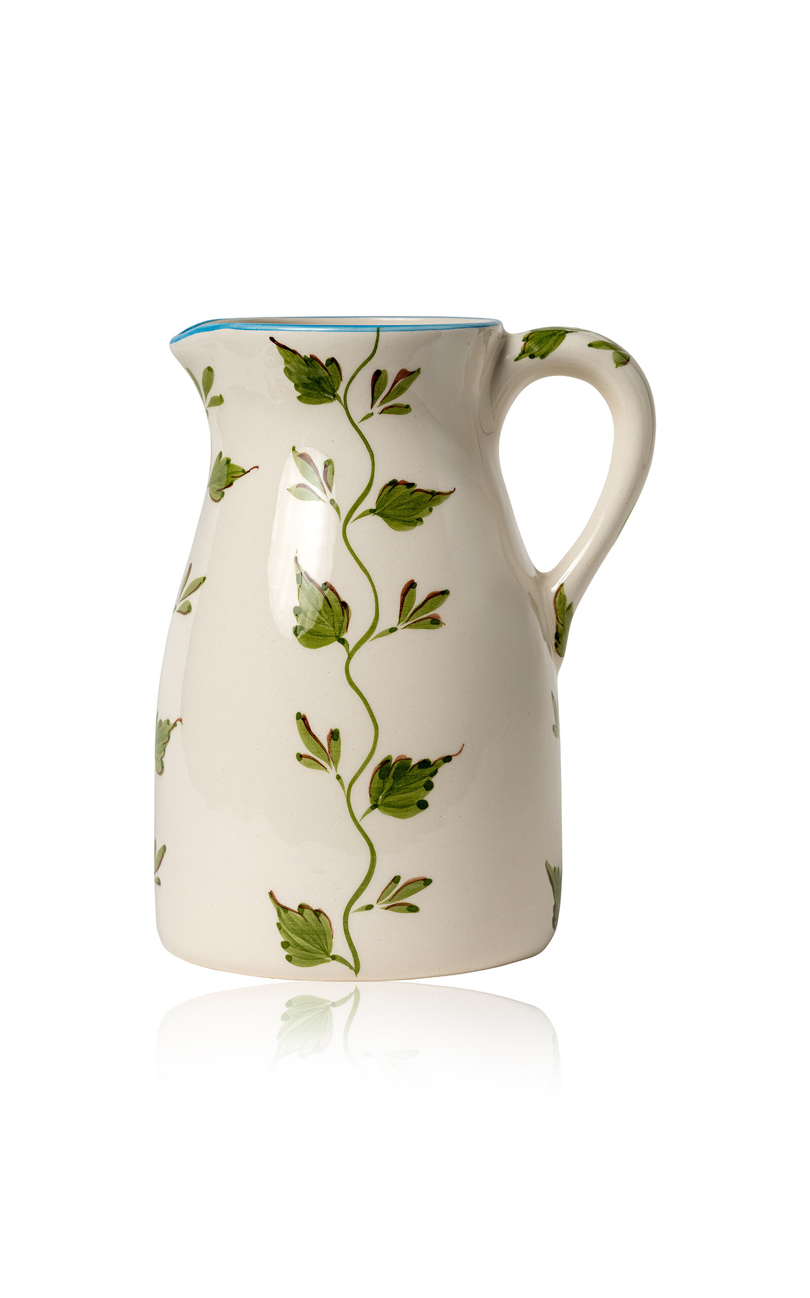 Devagar - Camelia Turquoise Pitcher - Turquoise - In Blue