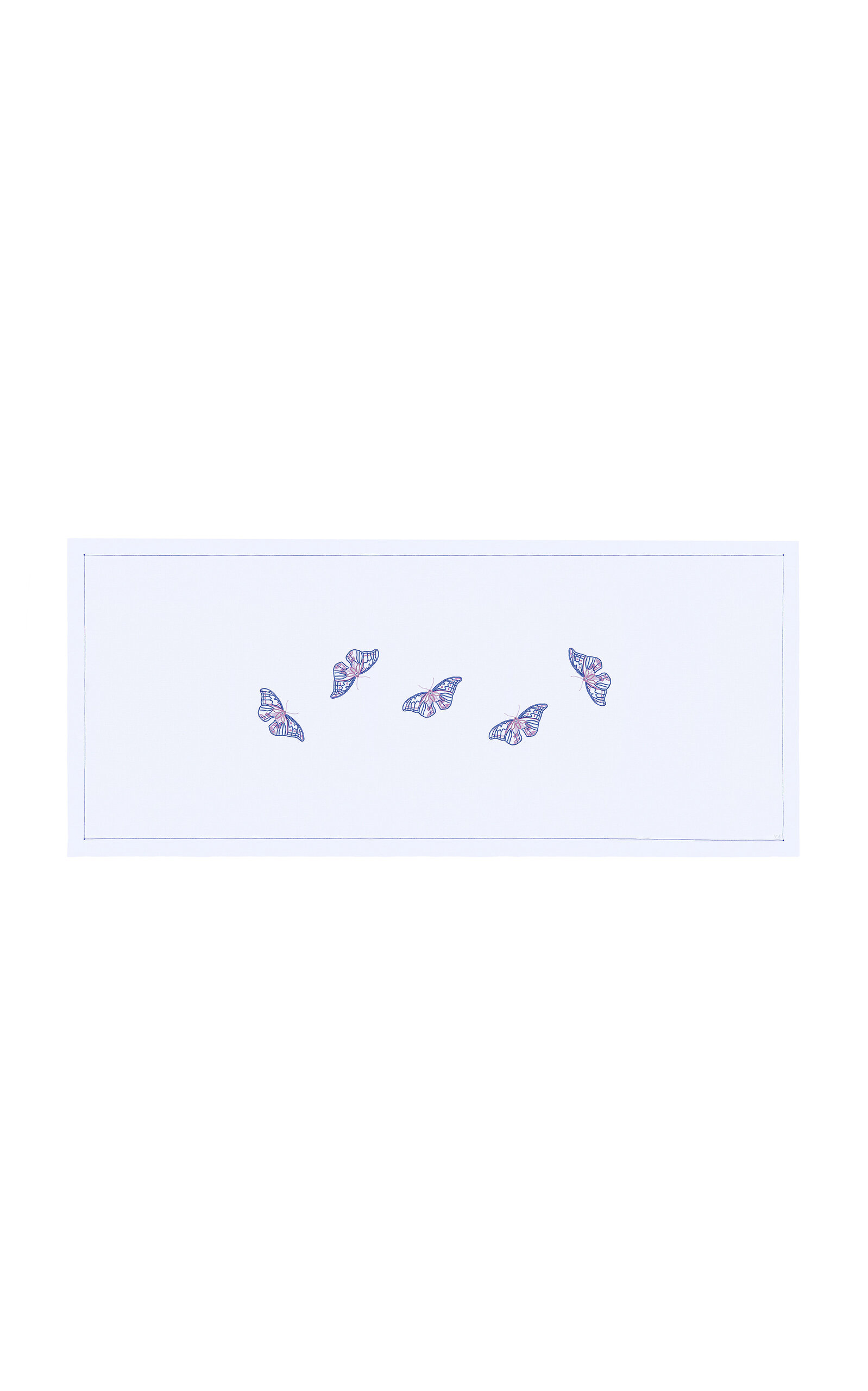 Campante Tablecloth Borboleta Moleanos White