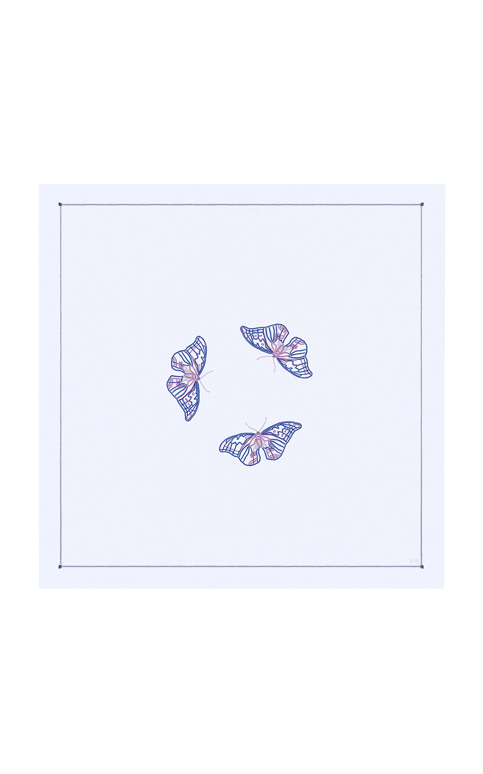 Campante Tablecloth Borboleta Moleanos White