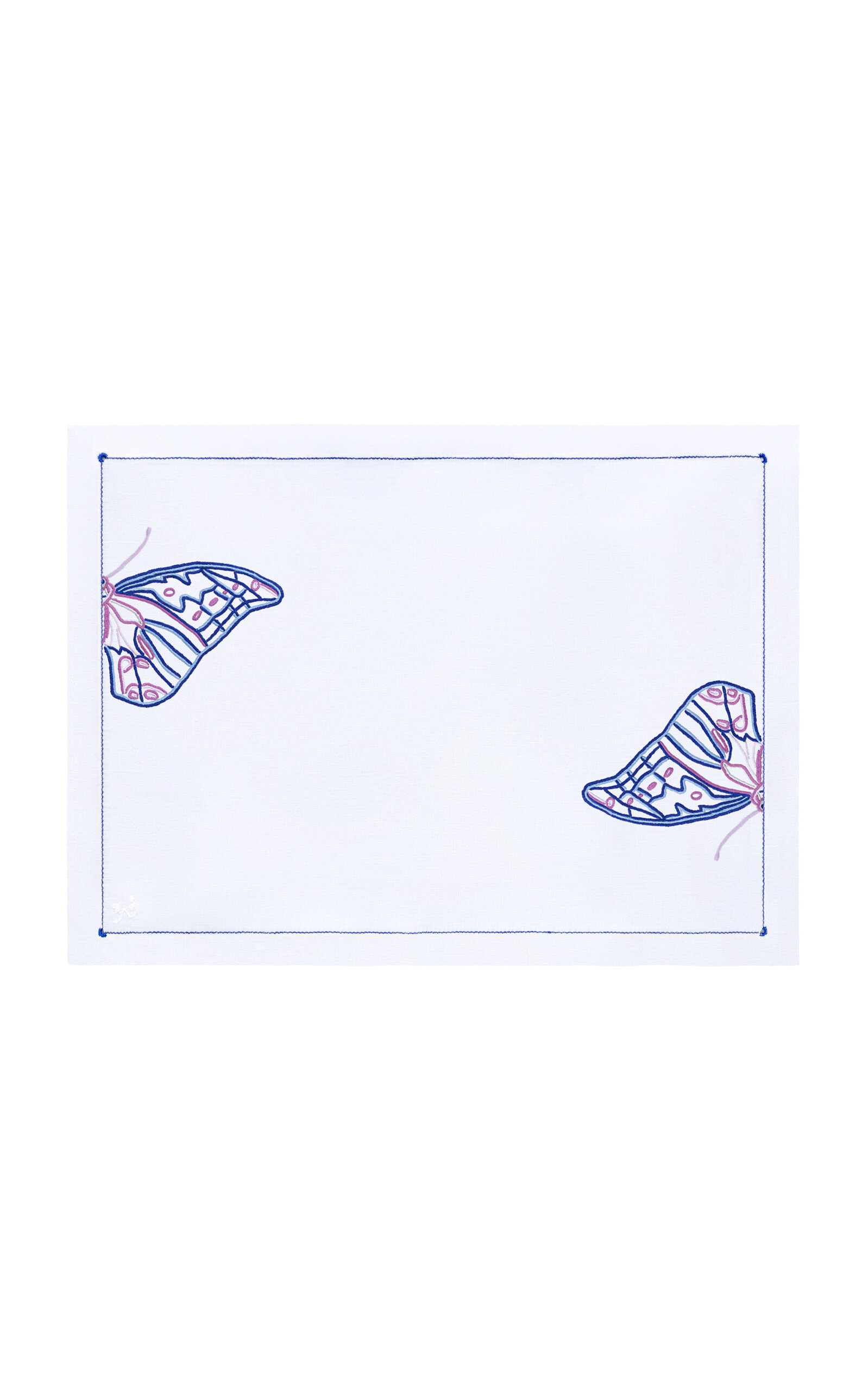 Campante Placemat Borboleta Moleanos White