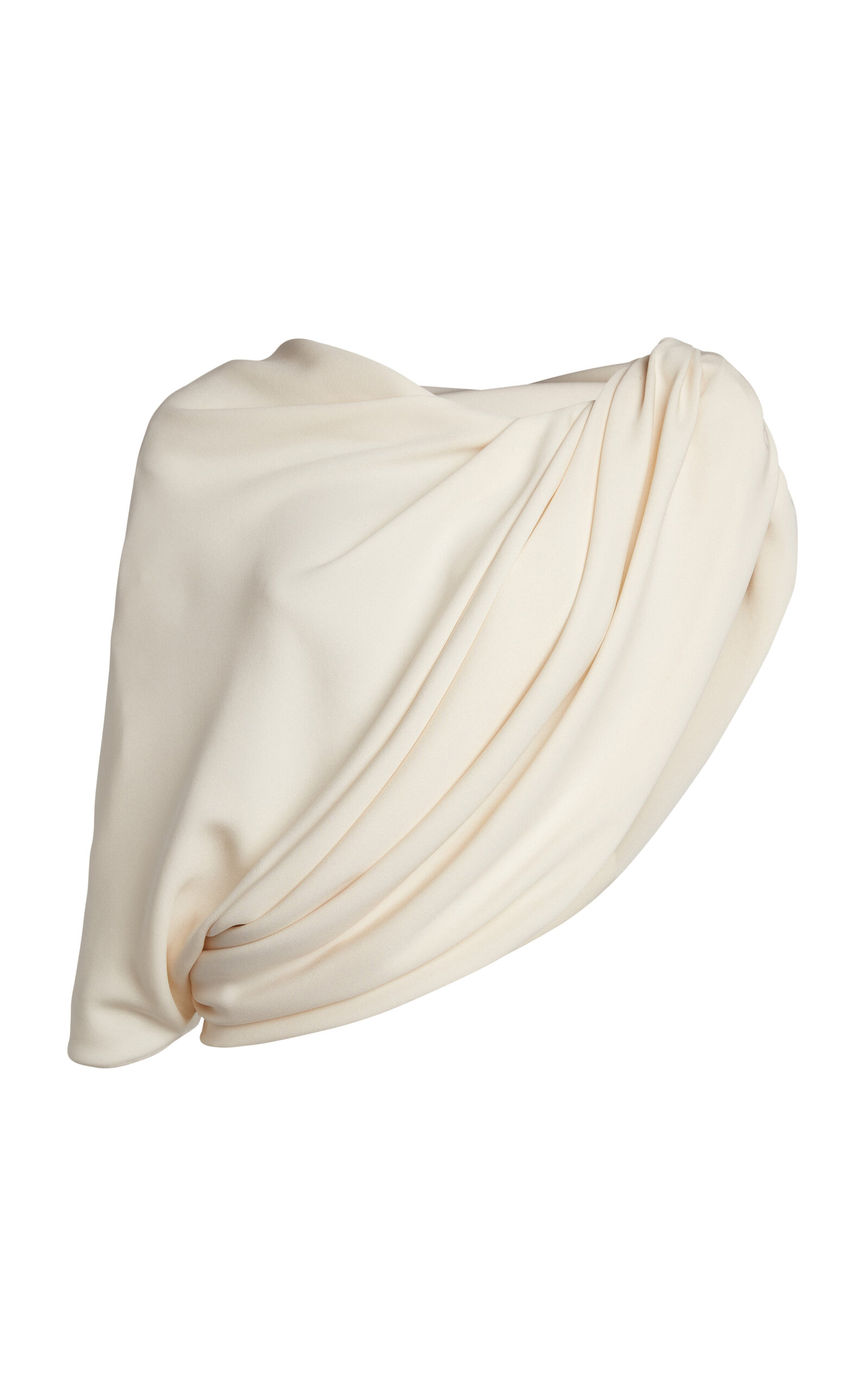 Balenciaga Asymmetric Draped Silk Top - Moda Operandi