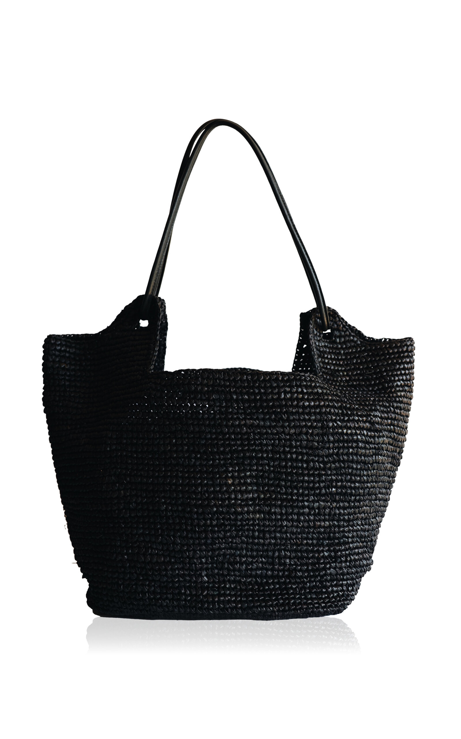 Bembien Amaya Raffia And Leather Tote - Moda Operandi