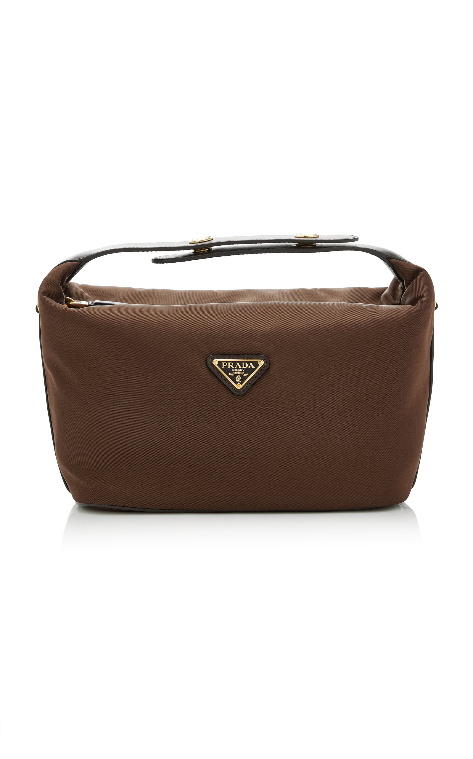 Prada - Chérie Re-Nylon Mini Bag - Brown - OS - Moda Operandi