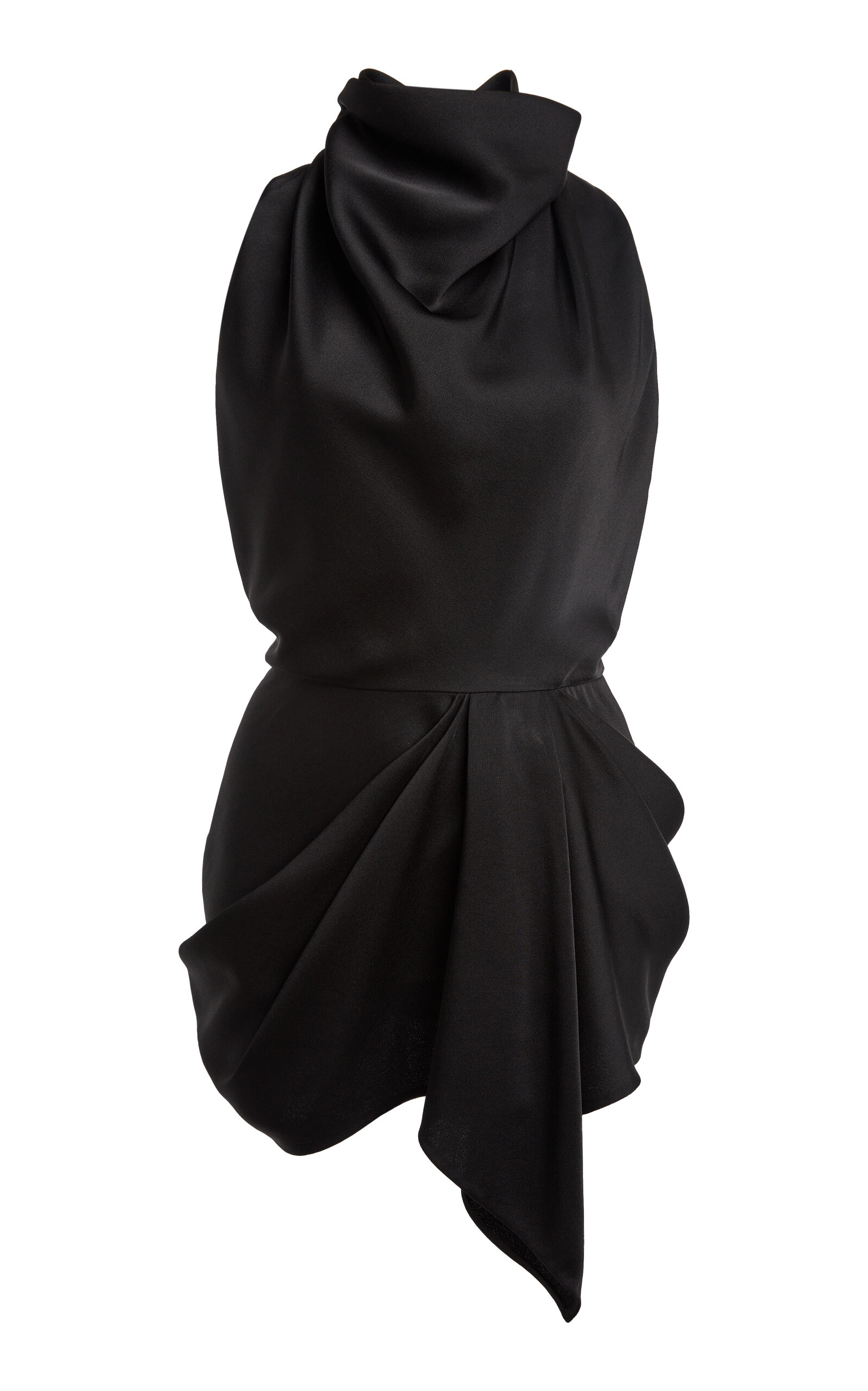 Givenchy Draped Satin Top - Moda Operandi