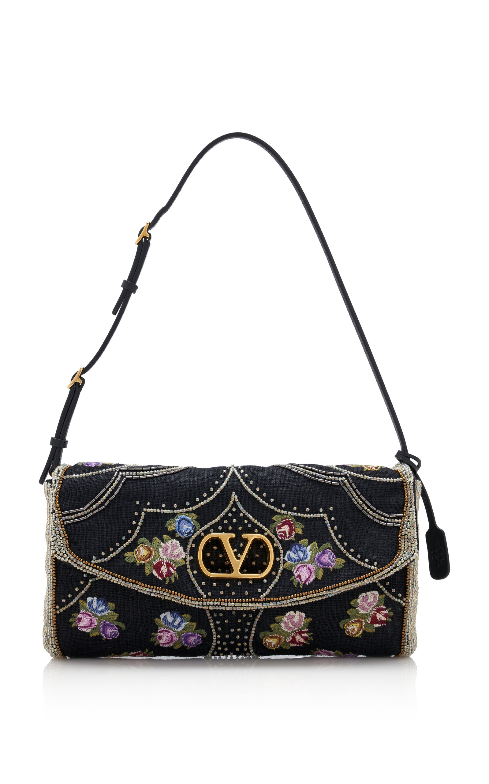 Valentino Garavani DeVain Small Beaded Shoulder Bag - Moda Operandi